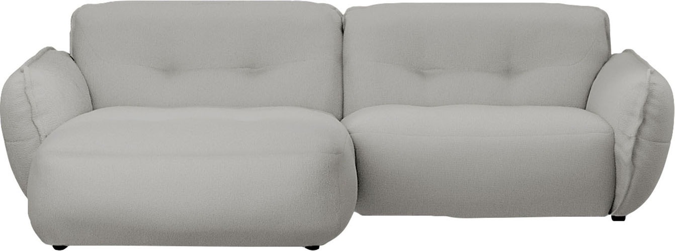 BETYPE Ecksofa »Be Fluffy«, Softes Sitzgefühl, moderne Kedernaht, hochwertiger Bezug