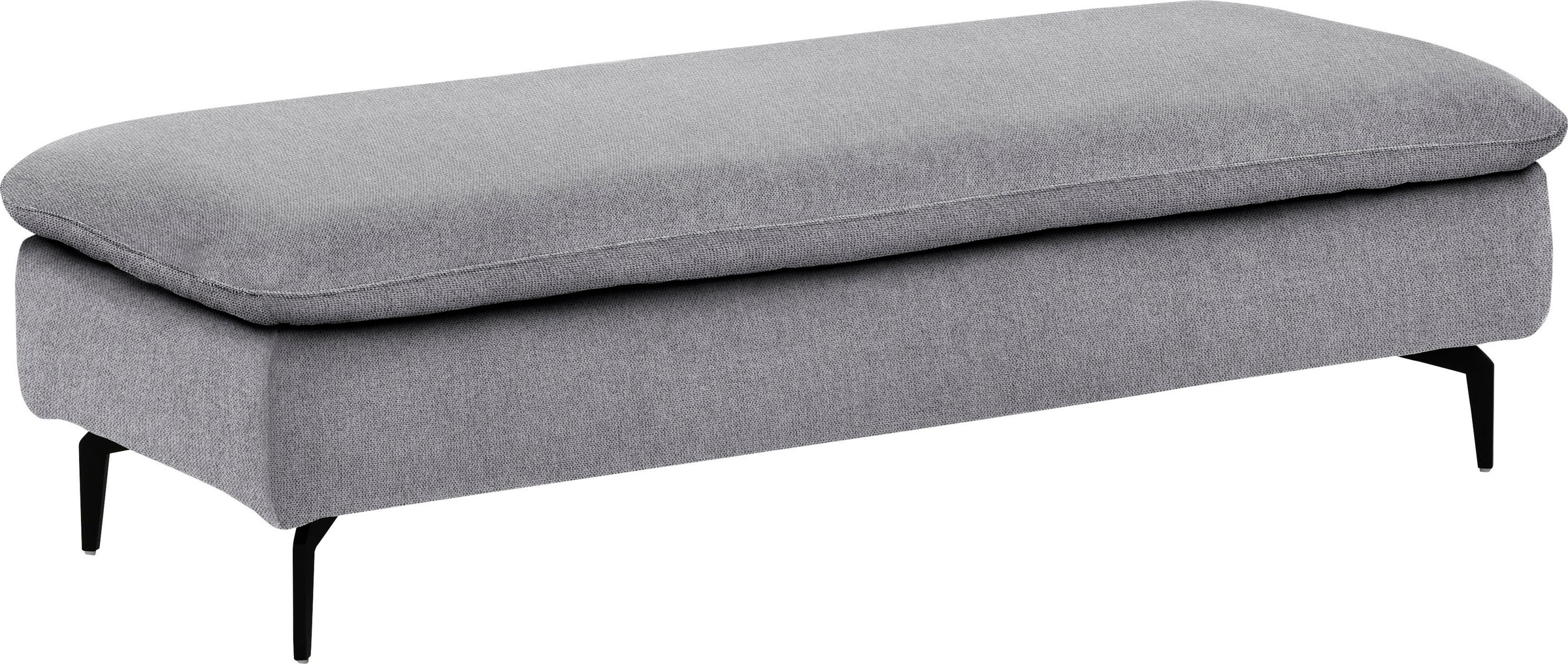 W.SCHILLIG Ecksofa »valentinoo, Designsofa, bequem, elegant und zeitlos, L-Form«, (Set), inklusive Hocker, mit Sitztiefenverstellung, Breite 299 cm