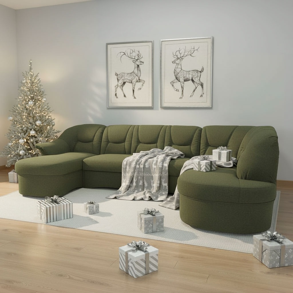 DOMO collection Wohnlandschaft »Sarafina, zeitlos und komfortabel, optional günstig online kaufen