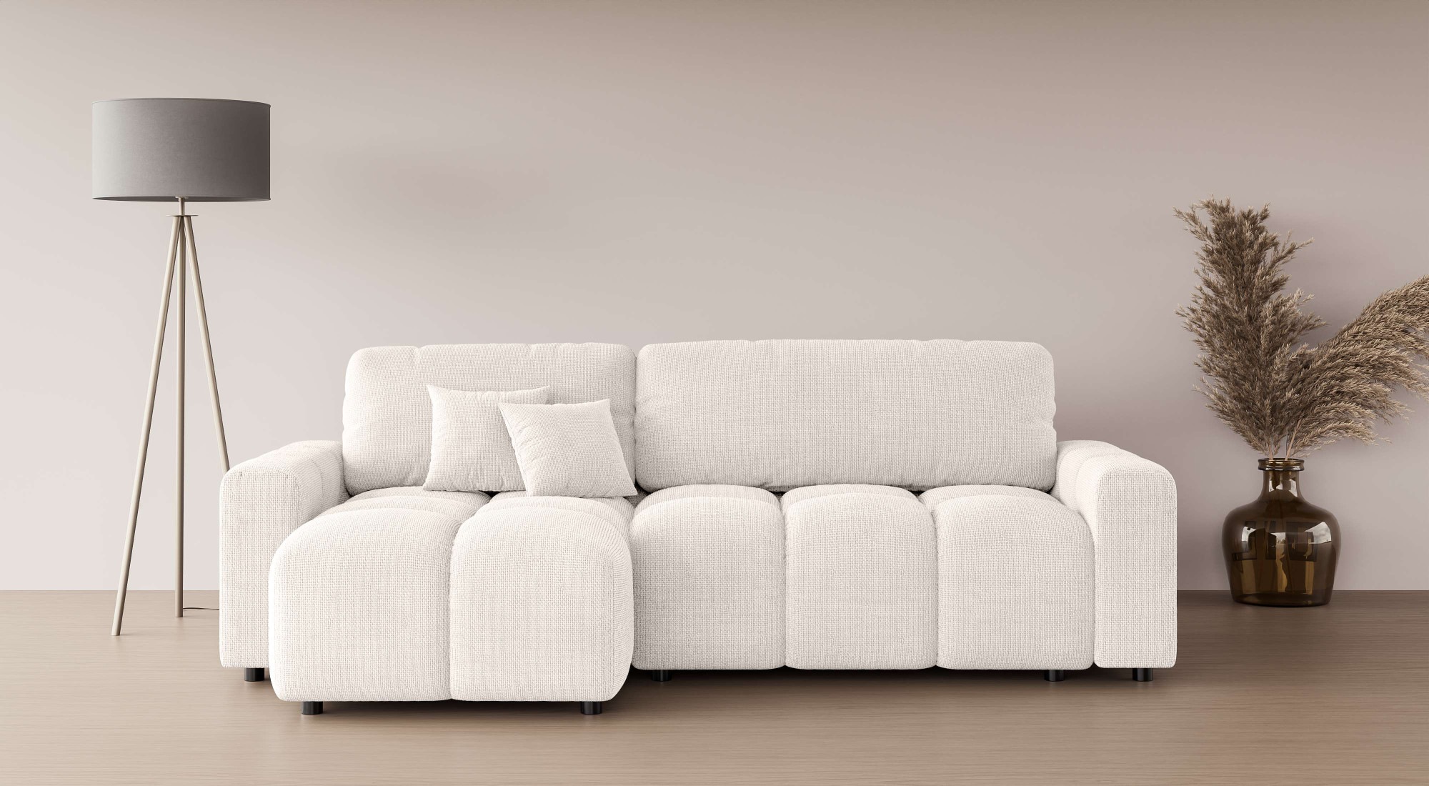 INOSIGN Ecksofa »FELICI, Schlafsofa 233cm, L-Form mit Recamiere beidseitig günstig online kaufen