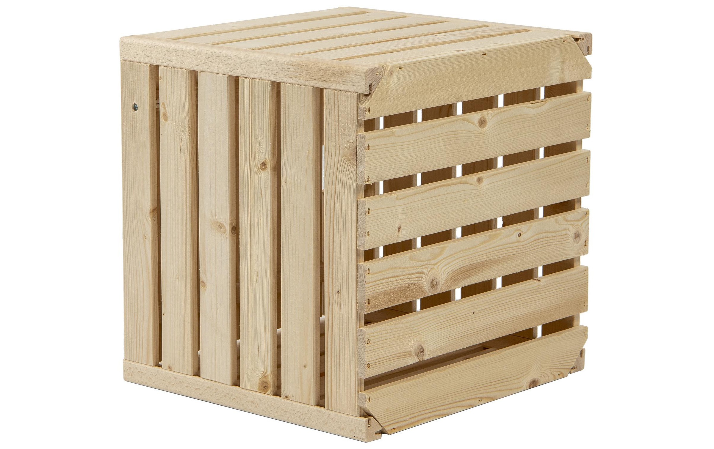 Holz Zollhaus Holzkiste »Holzharasse A 35 x 35«