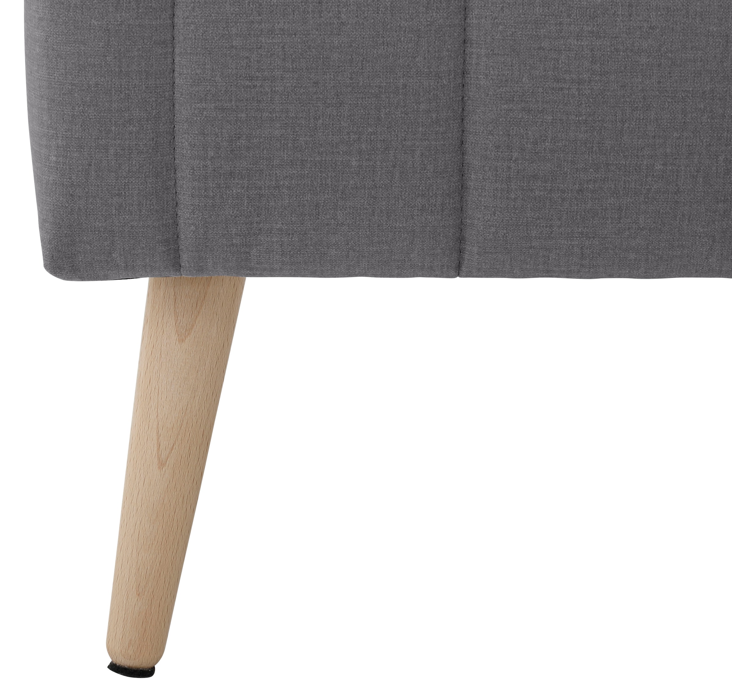 INOSIGN Truhenbank »AMIRA Sitzbank mit Stauraum, Maße B/T/H: 81/36/43 cm«, mit Staufach, in 3 Bezugsqualitäten mit feiner Steppung
