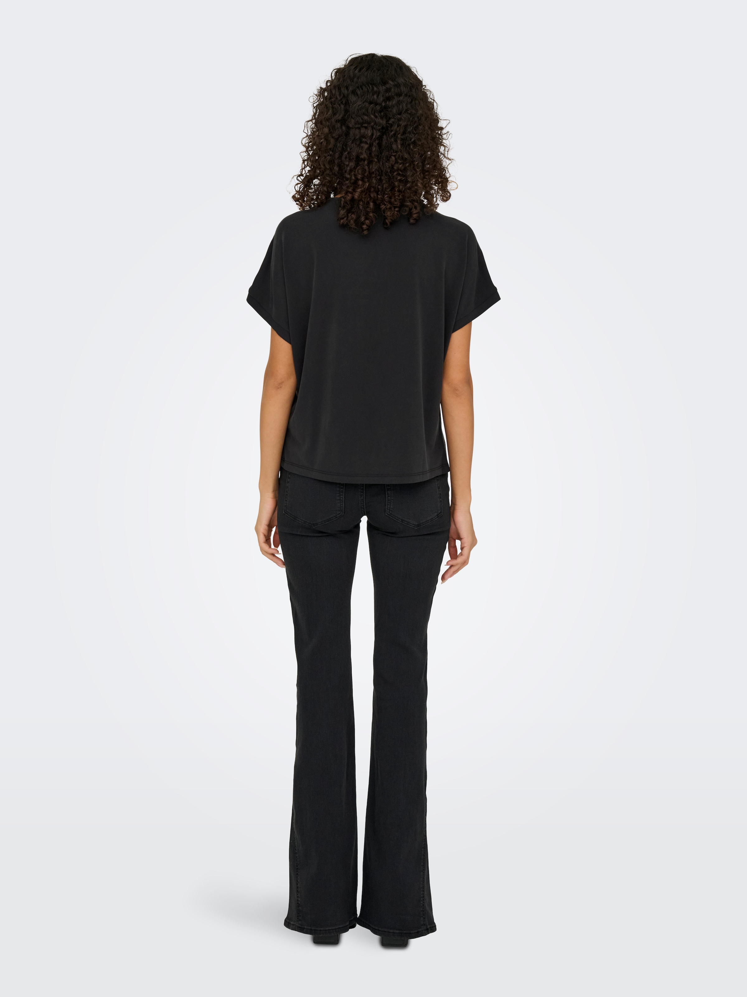 ONLY Kurzarmshirt »ONLFREE LIFE S/S LACE PANEL TOP JRS«