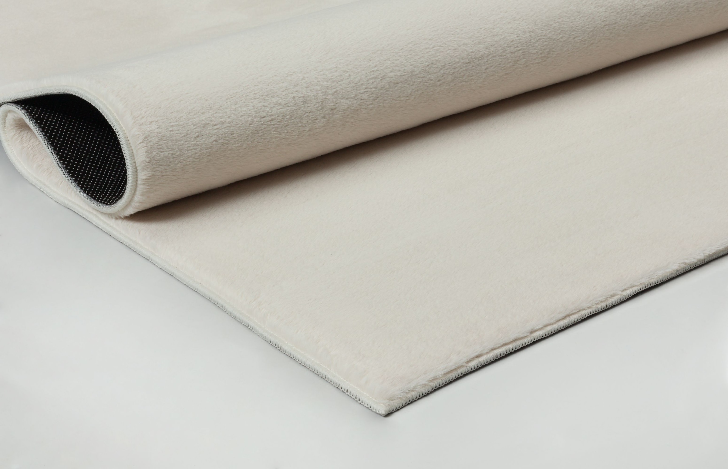 the carpet Teppich »Cosy«, rund, 11 mm Höhe, Wohnzimmer Teppich Fell-Optik waschbar elegant