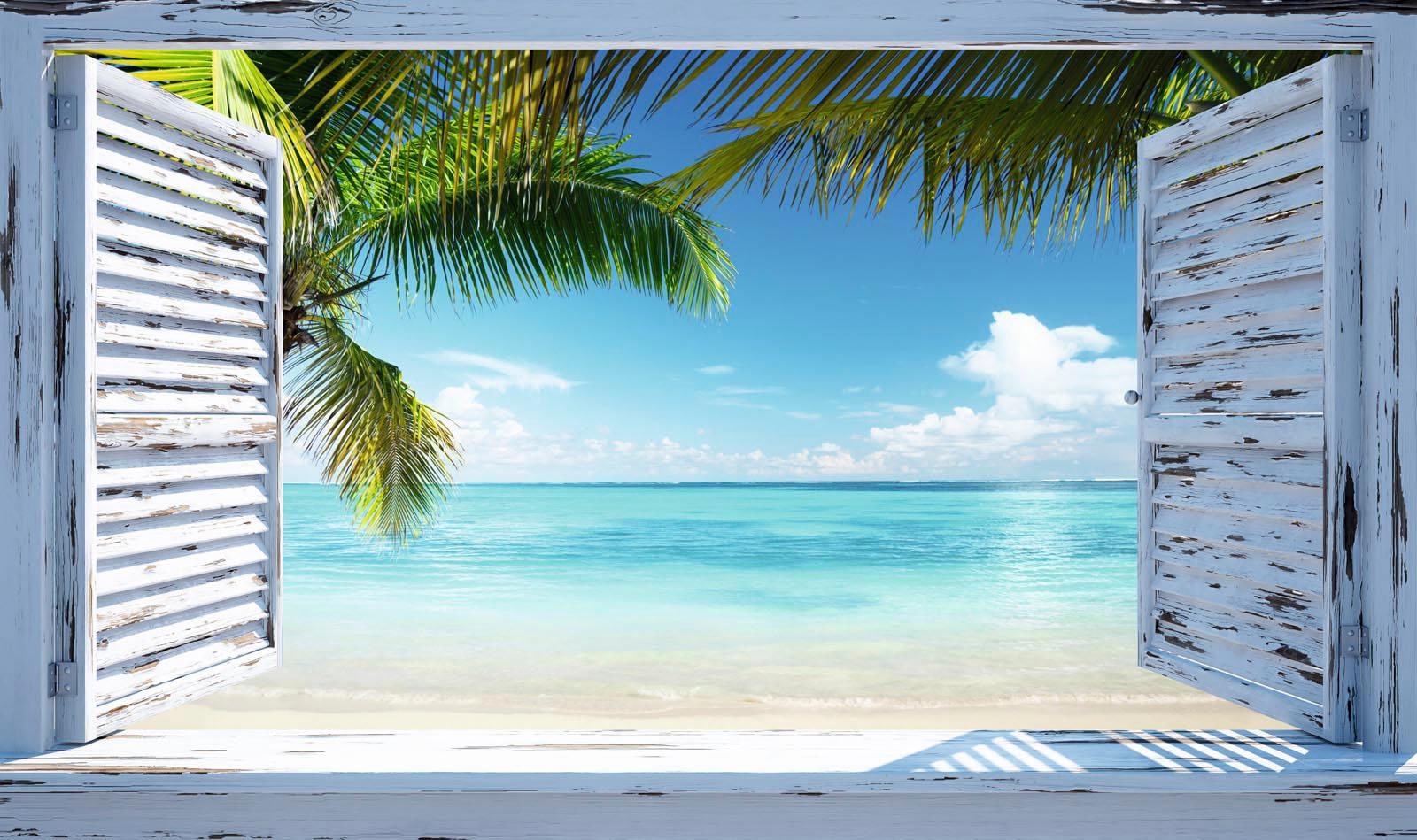 Reinders! Wandbild »Strandfenster« günstig online kaufen