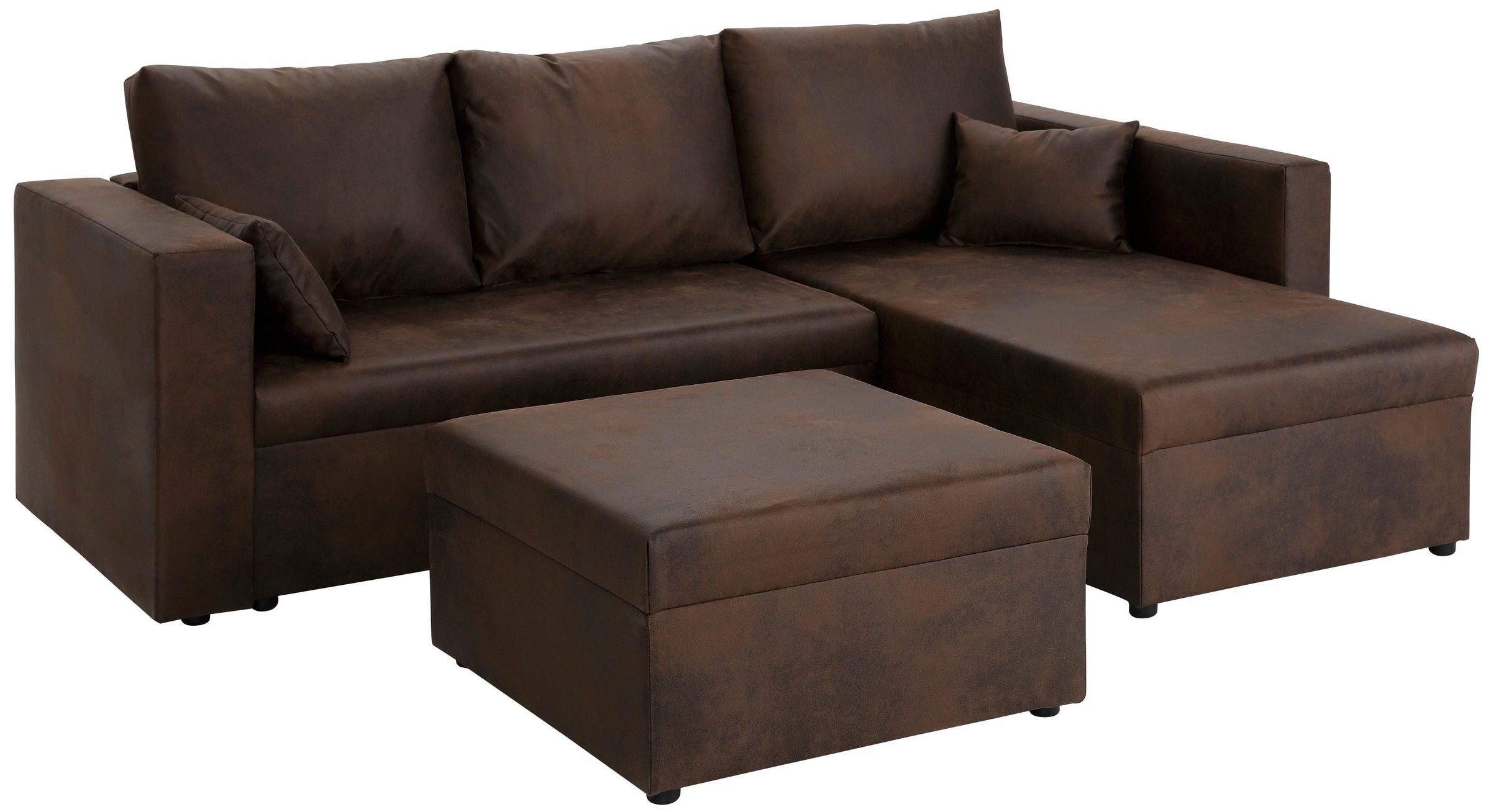 Home affaire Ecksofa »Pur L-Form«, wahlweise mit Bettfunktion