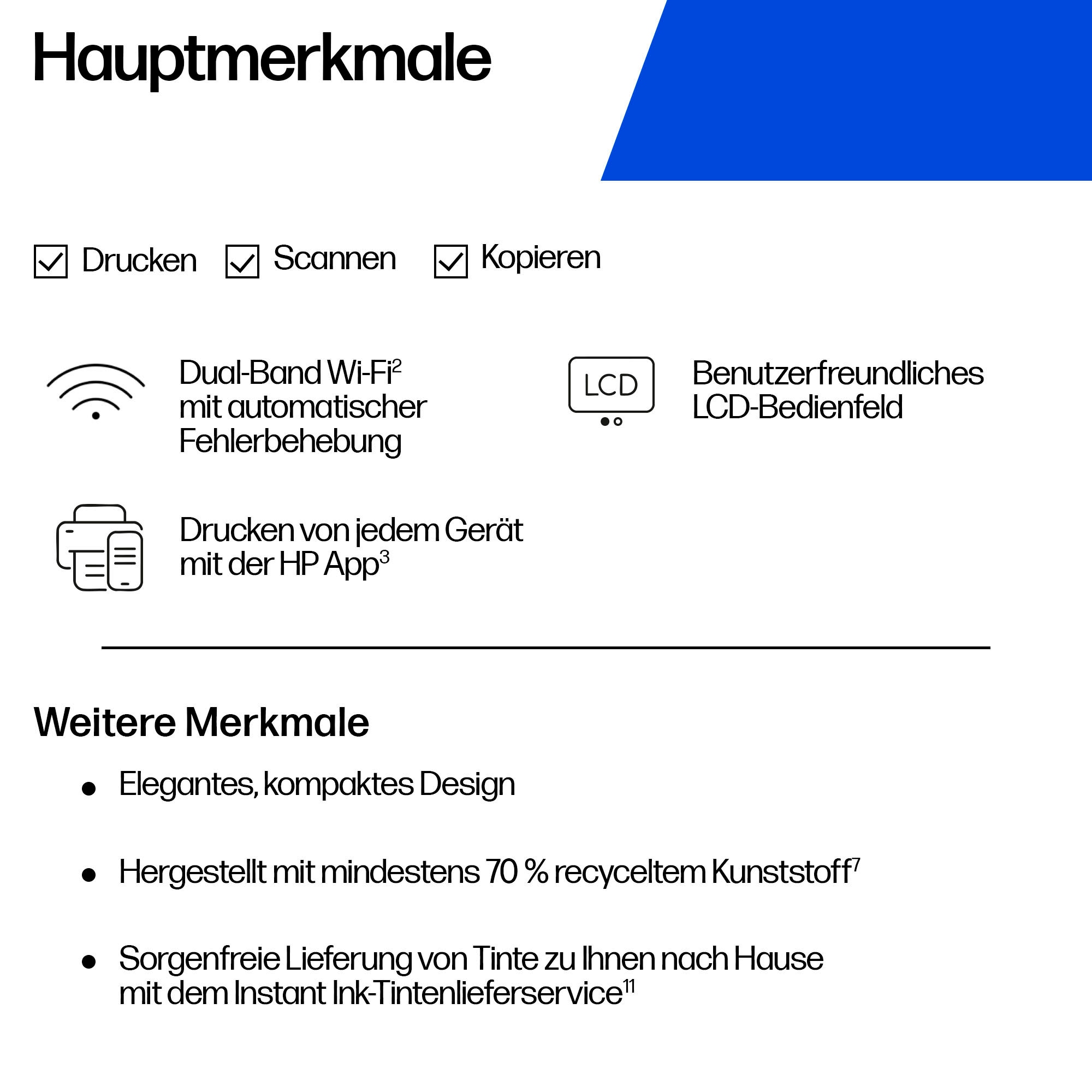 HP Multifunktionsdrucker »DeskJet 2920« 3 Monate gratis drucken mit HP Instant Ink