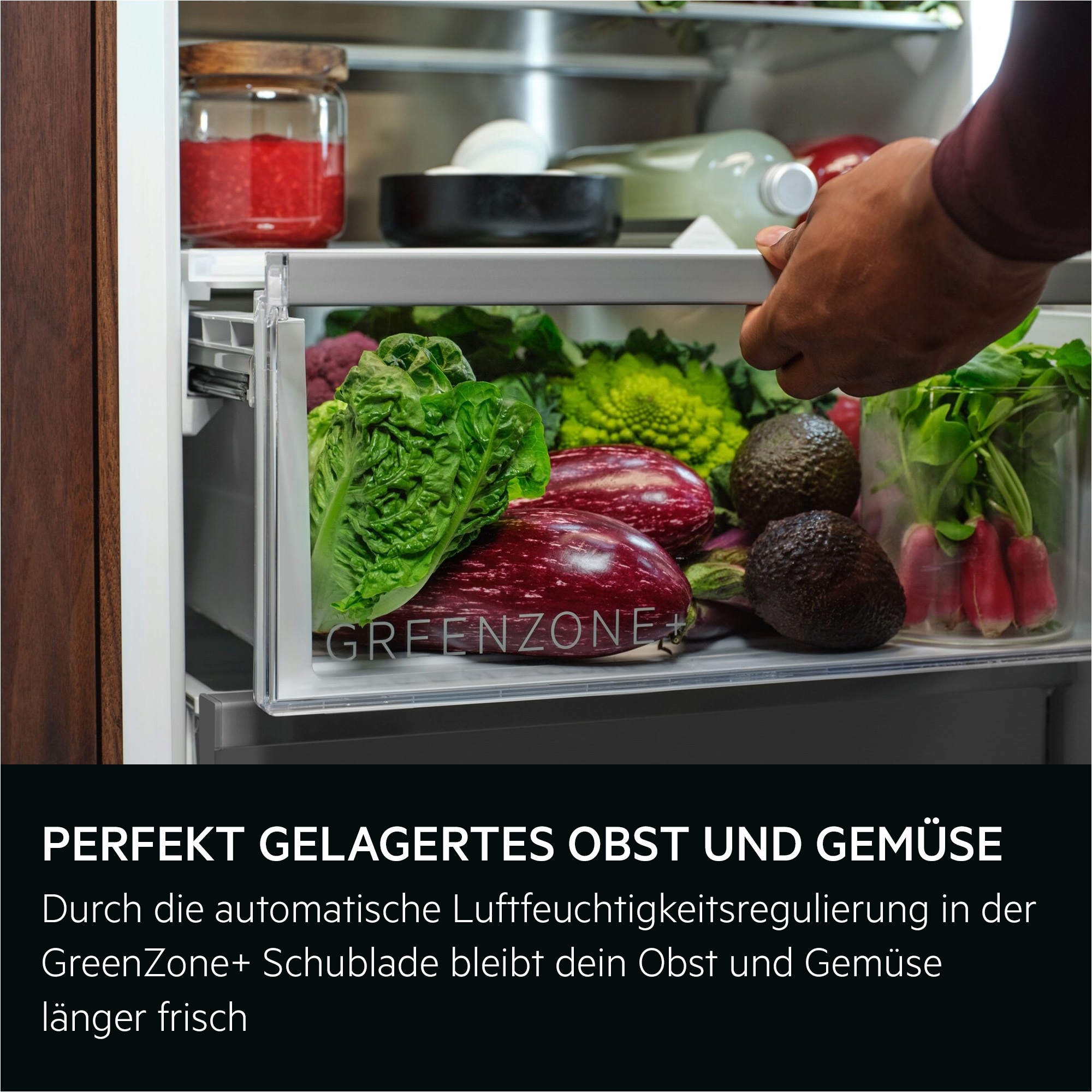 AEG Einbaukühlgefrierkombination Serie 9000 »TC9VS181BC« 176,9 cm hoch 55,7 cm breit MultiChill-Null-Grad-Schublade -3°C bis +5°C wählbar, WiFi, NoFrost