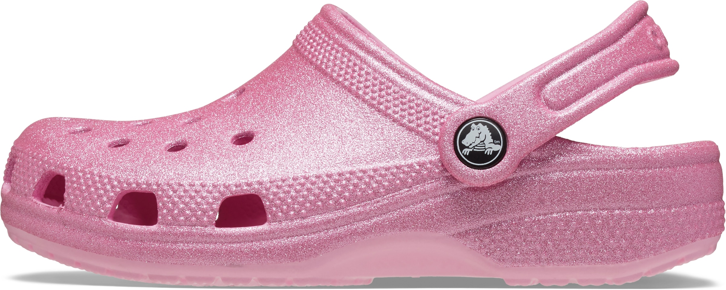 Crocs Clog »Classic Clog«  Glitzerschuh, Babyschuh, Sommerschuh mit allover Schimmer