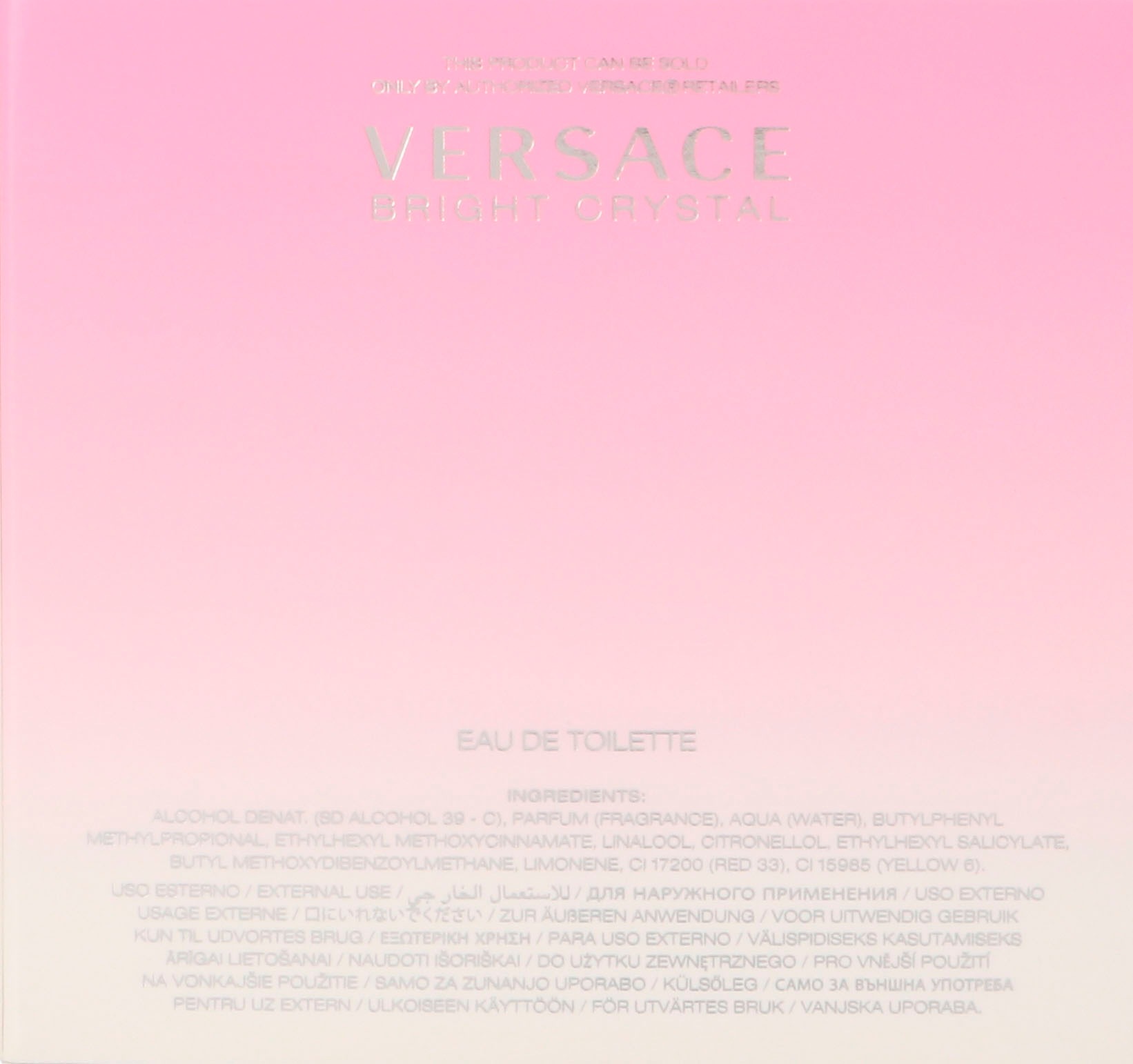 Versace Eau de Toilette »Bright Crystal«