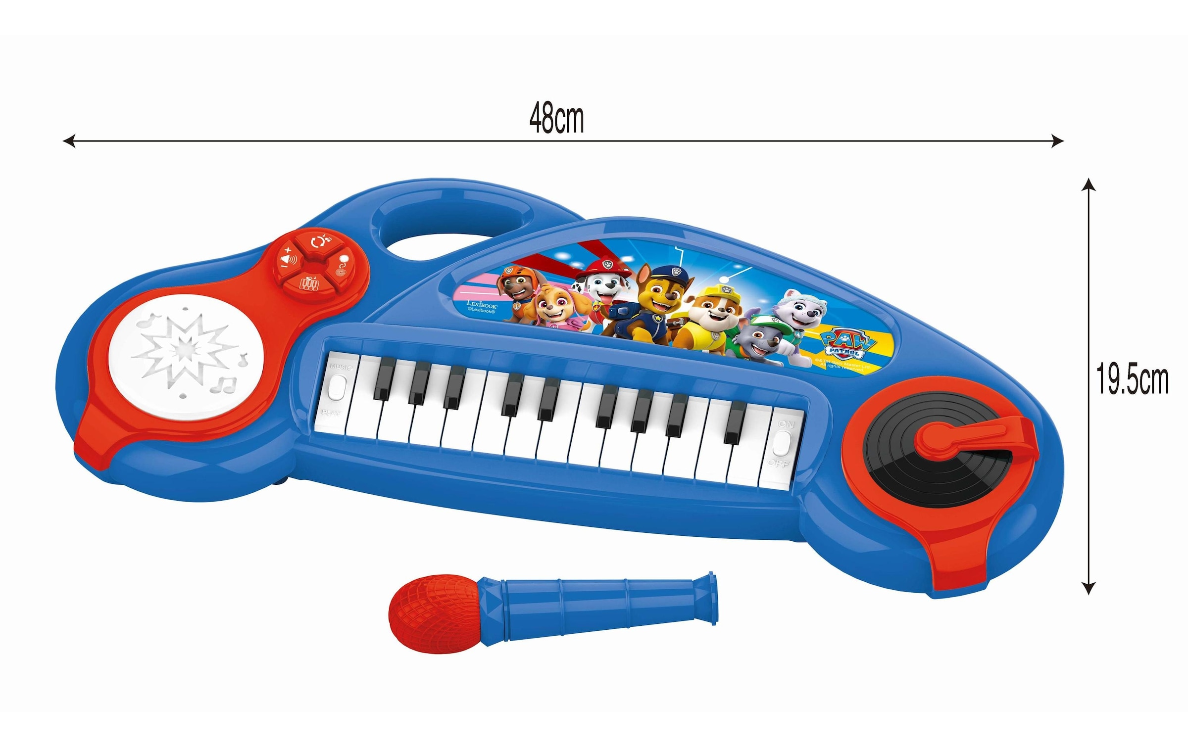Lexibook® Spielzeug-Musikinstrument »Paw Patrol Elektronisches Keyboard«