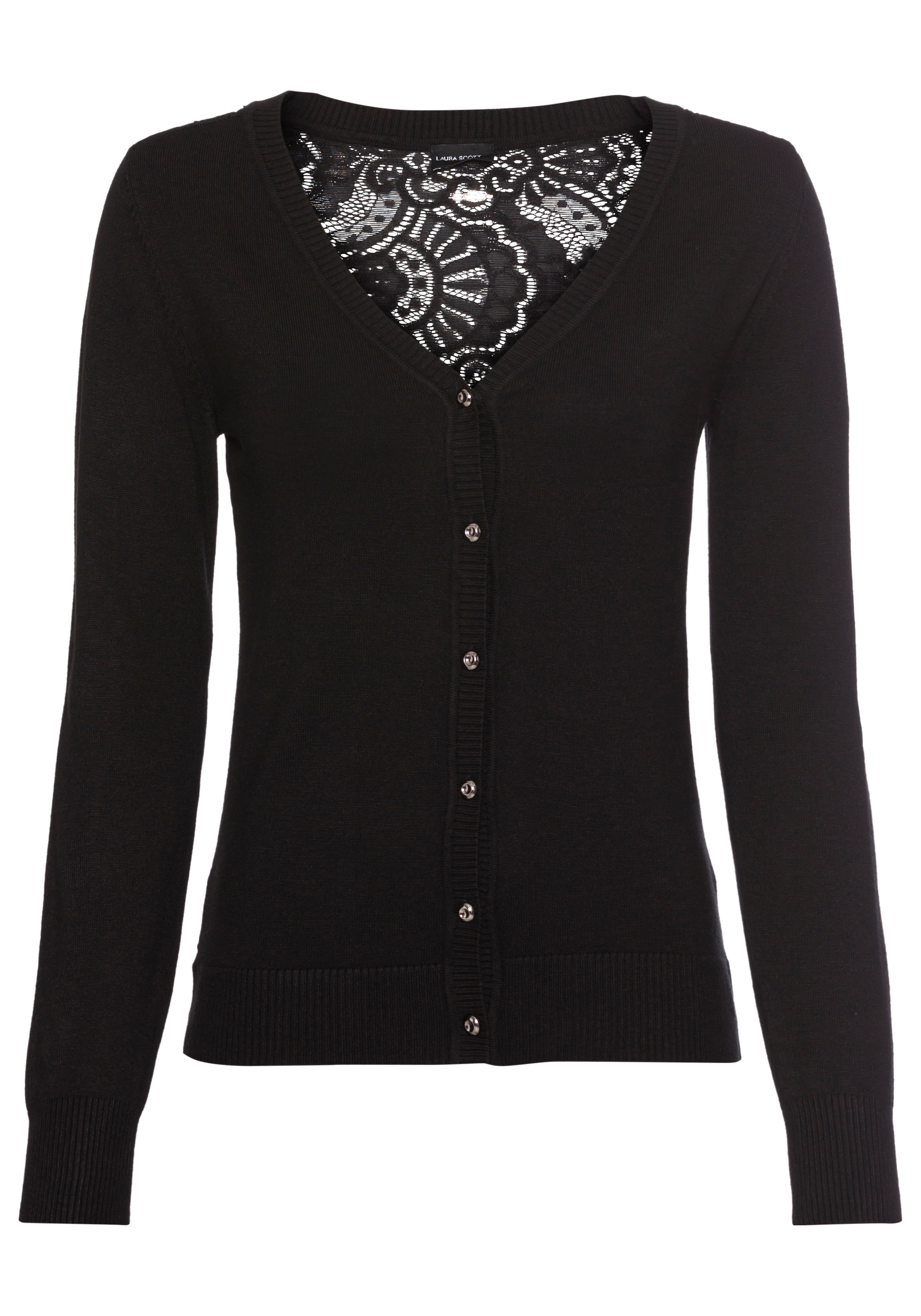 Laura Scott Cardigan, mit edlen Spitzenärmeln, NEUE KOLLEKTION