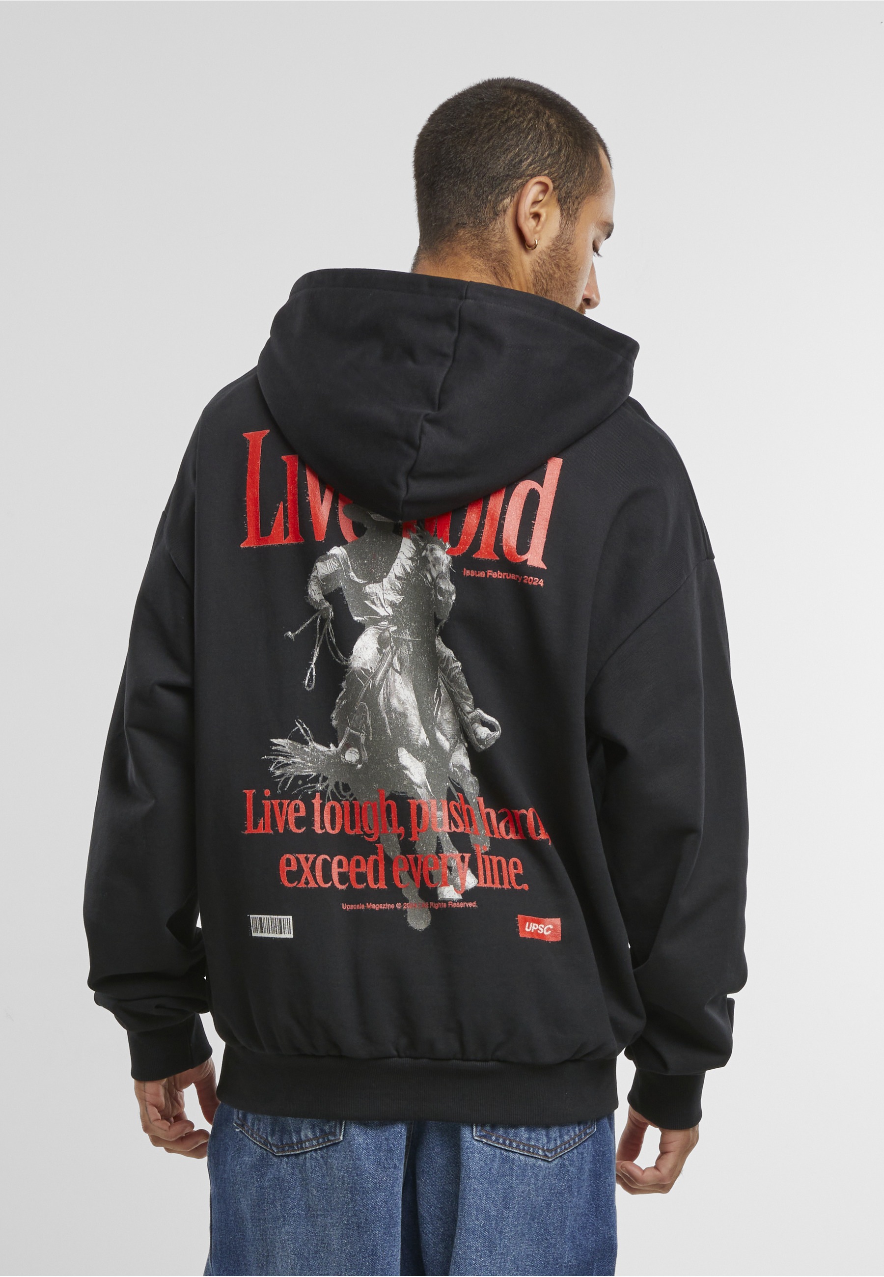 Upscale by Mister Tee Kapuzenpullover »Upscale by Mister Tee Live Bold Oversize Hoody« 1 Stk.