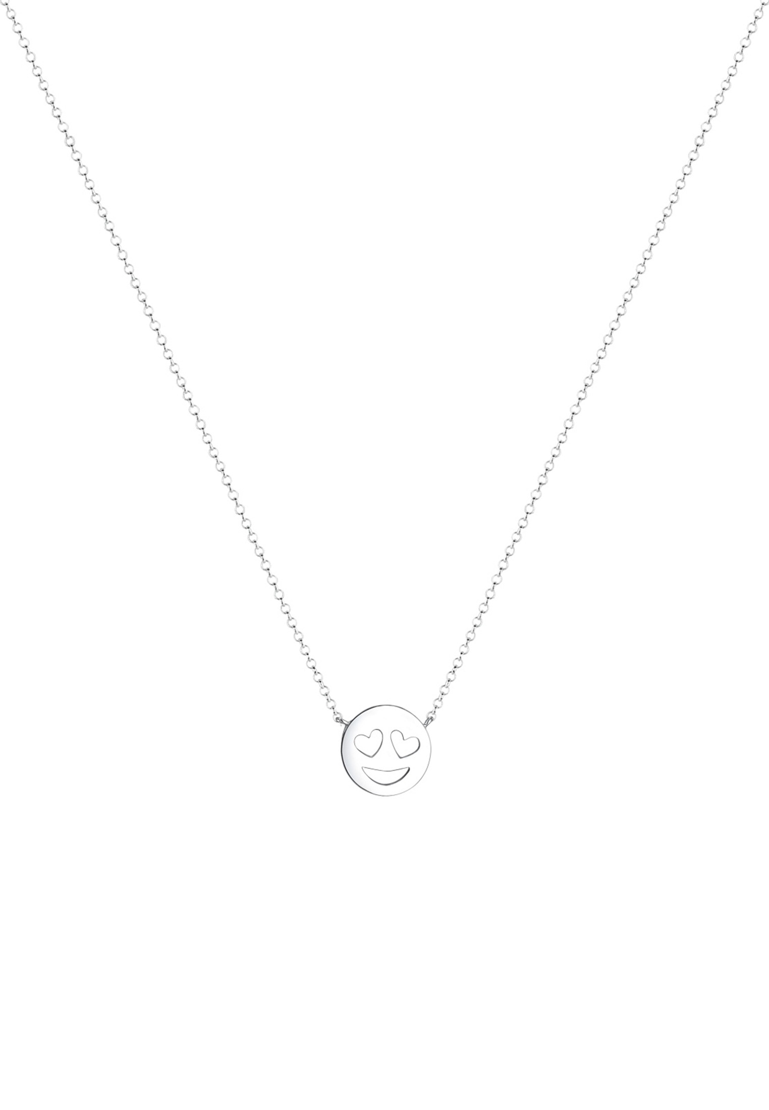 Elli Kette mit Anhänger »mit Happy Smile Face 925 Silber«