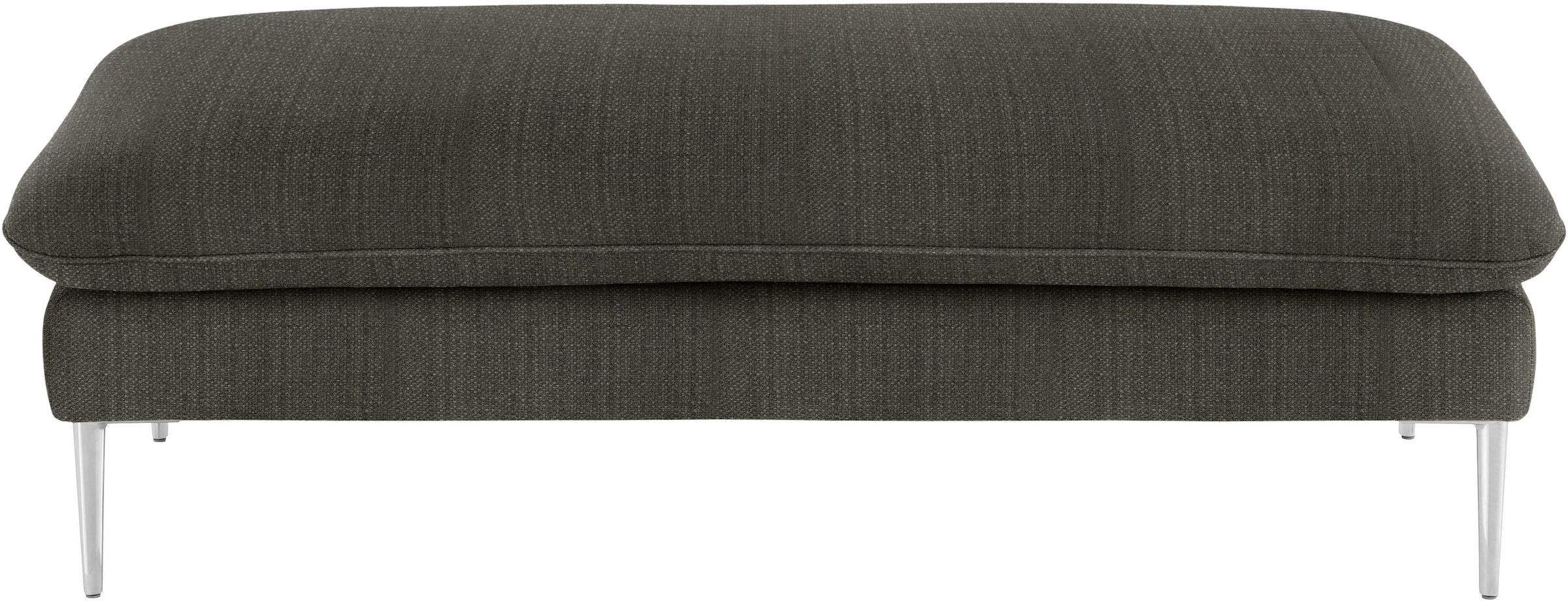 W.SCHILLIG Hocker »enjoy&MORE«, Füße Chrom glänzend, Breite 151 cm