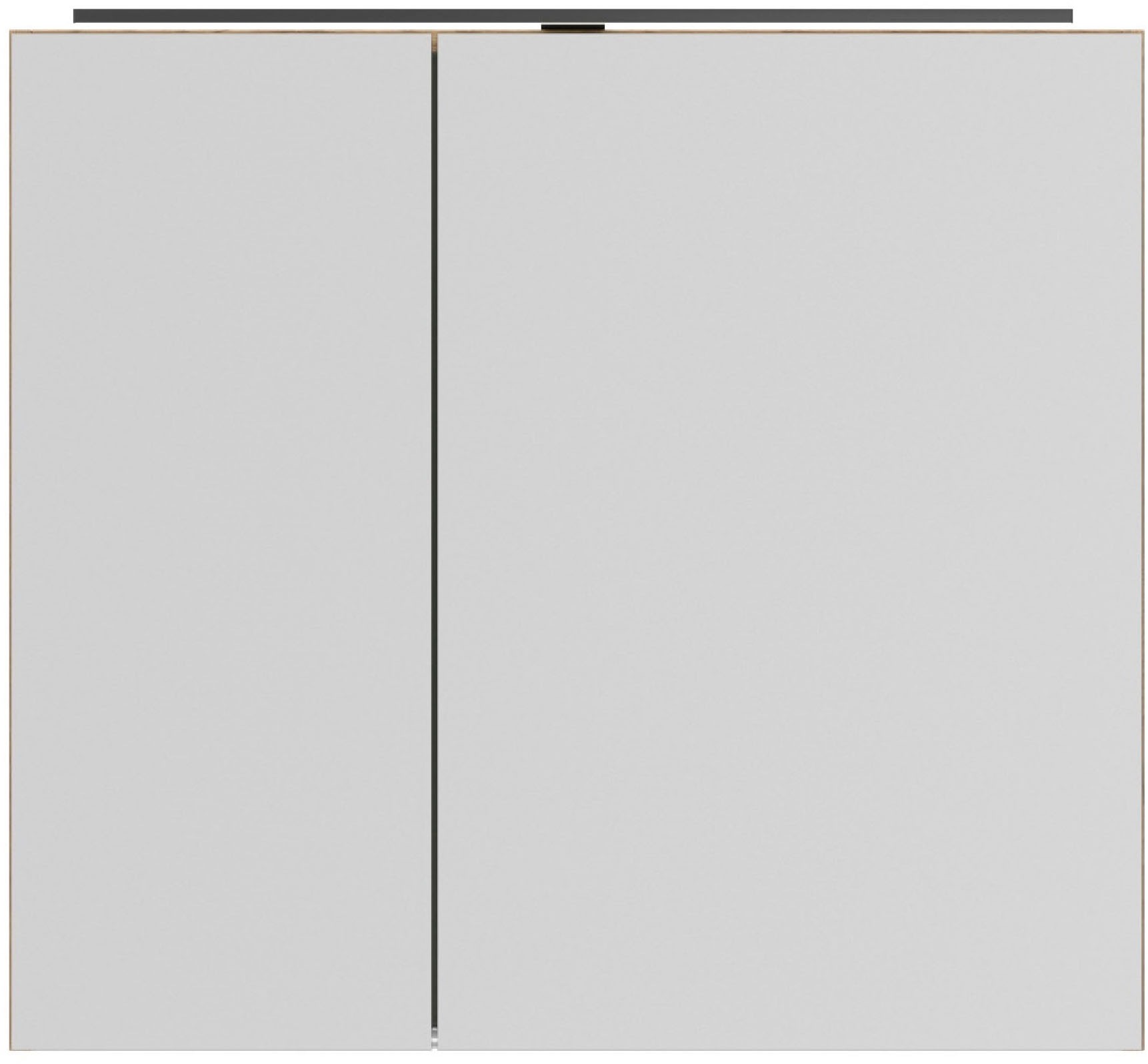 nobilia® Spiegelschrank »Prina«, (inkl. Beleuchtung mit Dimmerfunktion), in Breiten 60, 80, 100 und 120 cm, innenliegende Steckdose