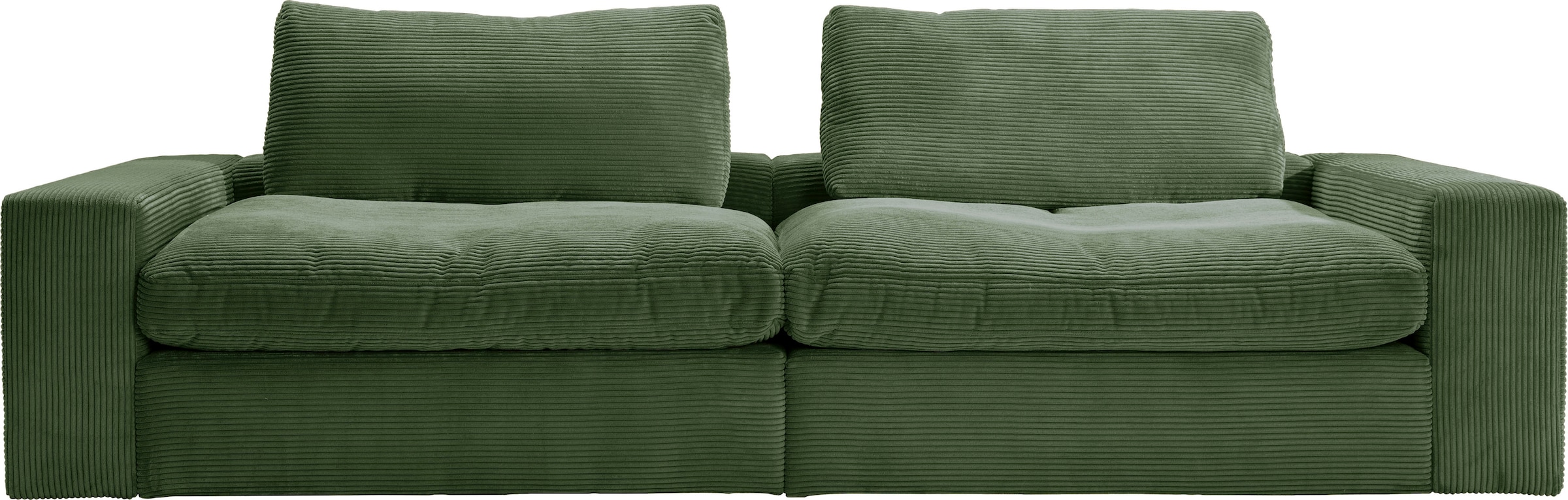 alina Big-Sofa »Sandy«, mit losen Sitz und Rückenkissen, in modernem Cordst günstig online kaufen