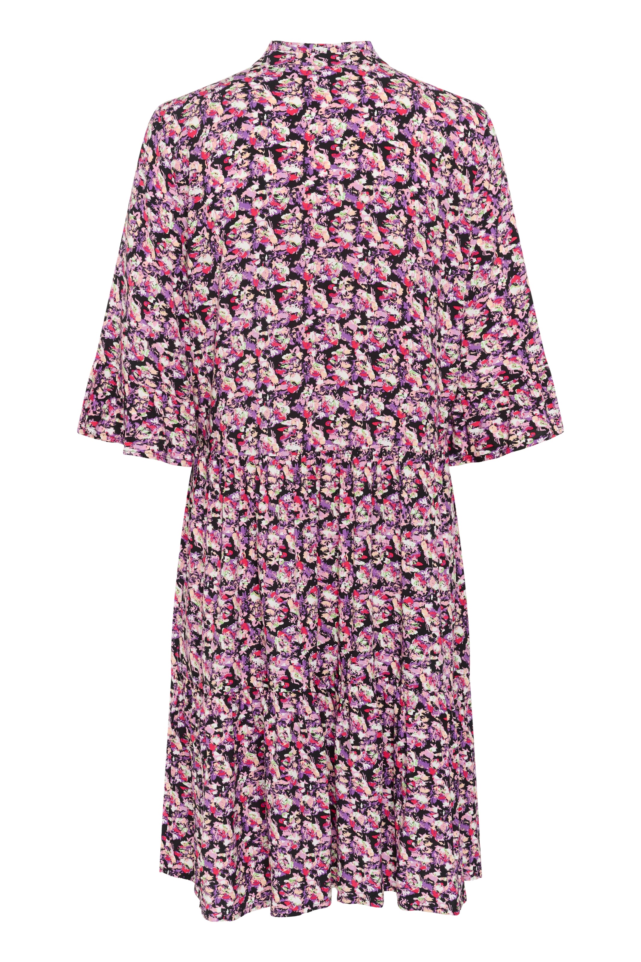 Saint Tropez Blusenkleid »EdaSZ Dress«, mit Volant und 3/4 Ärmel