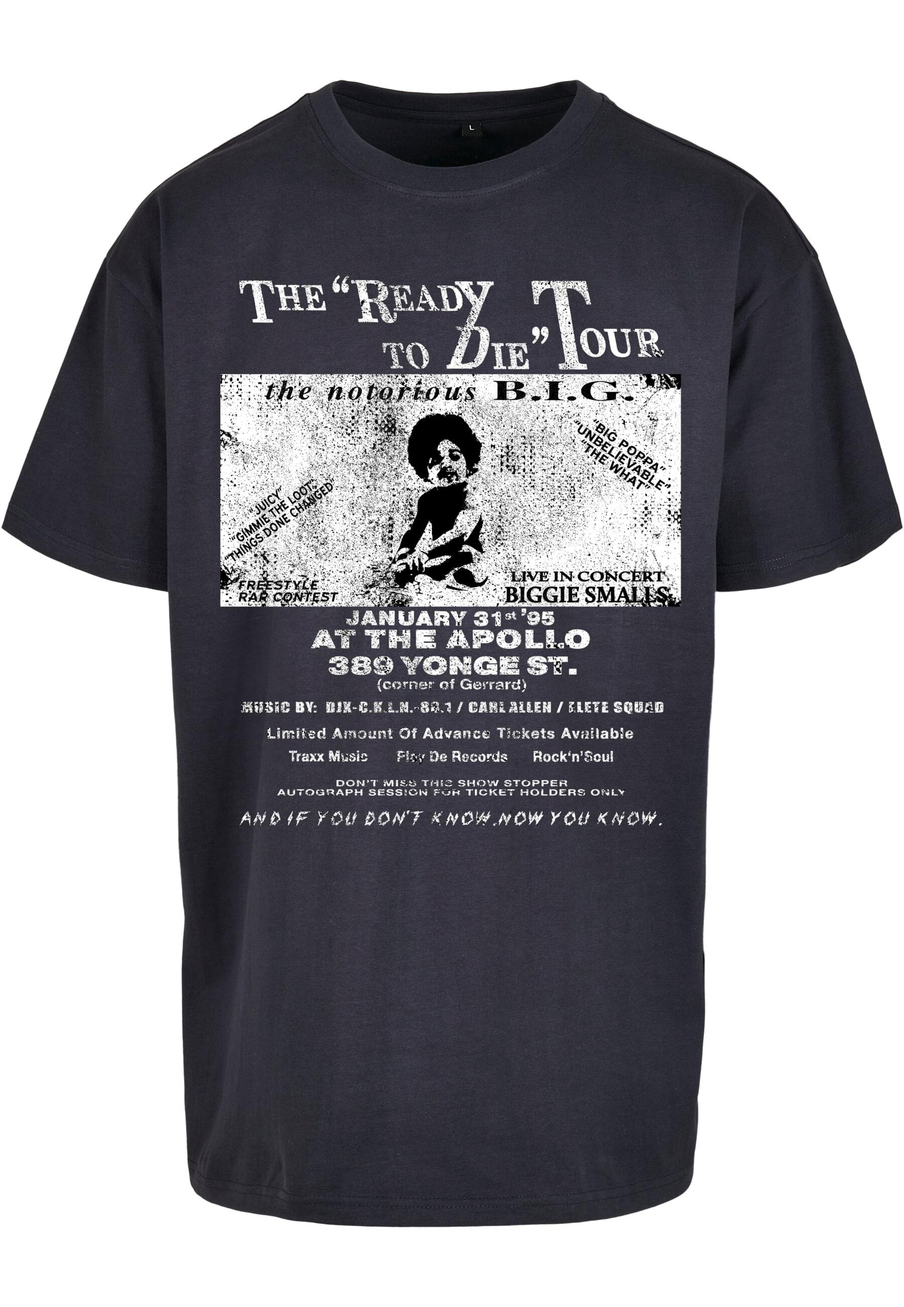 MisterTee T-Shirt »MisterTee Herren Bigie Retro Poster Tee« 1 Stk.