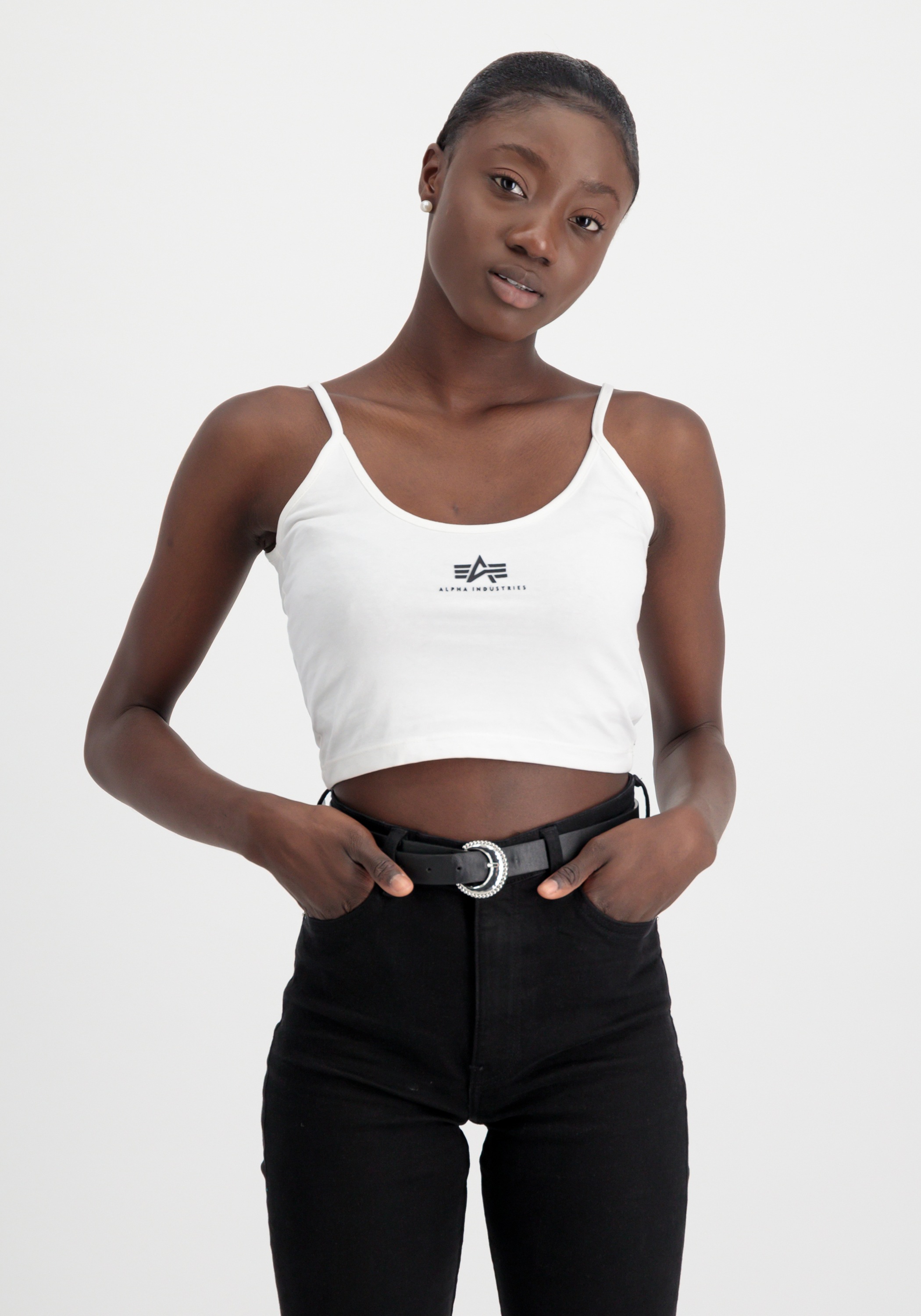Alpha Industries Muscleshirt »Alpha Industries Women - Tanks Basic Crop-Top SL Women«