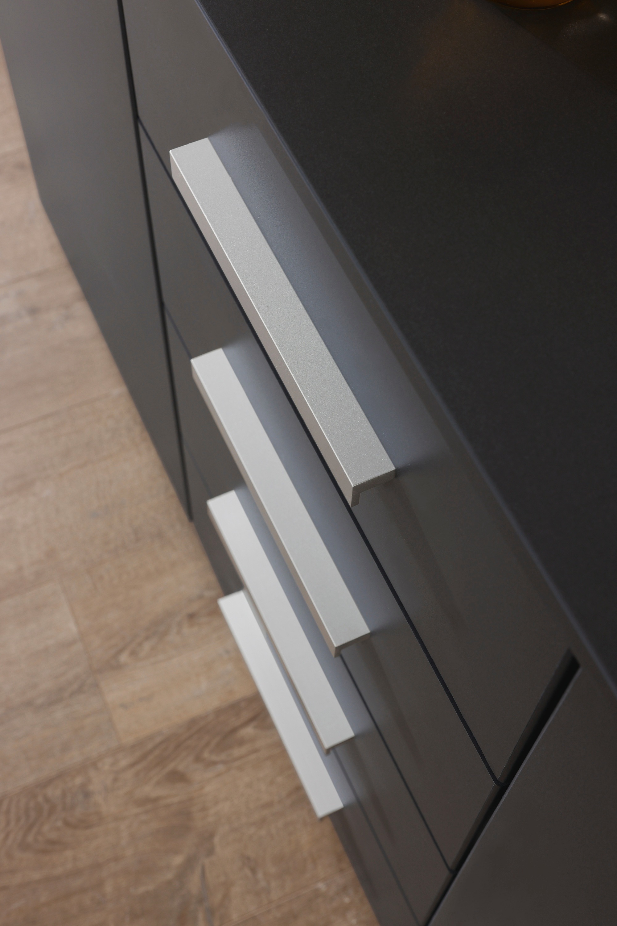 rauch Schubkastenkommode »Sideboard Kommode Kombikommode KOLUNA mit Dekorfront«, mit 4 Schubkästen und 2 Türen sowie Metallgriffen MADE IN GERMANY