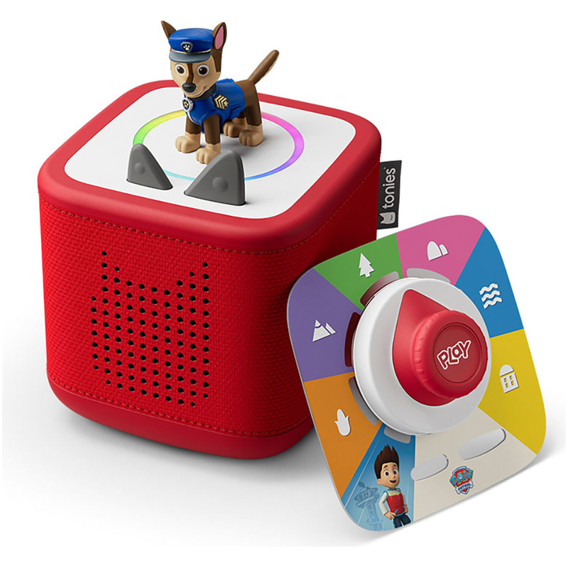TONIES Lautsprecher »Toniebox 2 Play Set Paw Patrol Chase« Stereo (Bluetooth NFC WLAN Beleuchtungseffekte Kabellos Sleep Timer Wecker )...