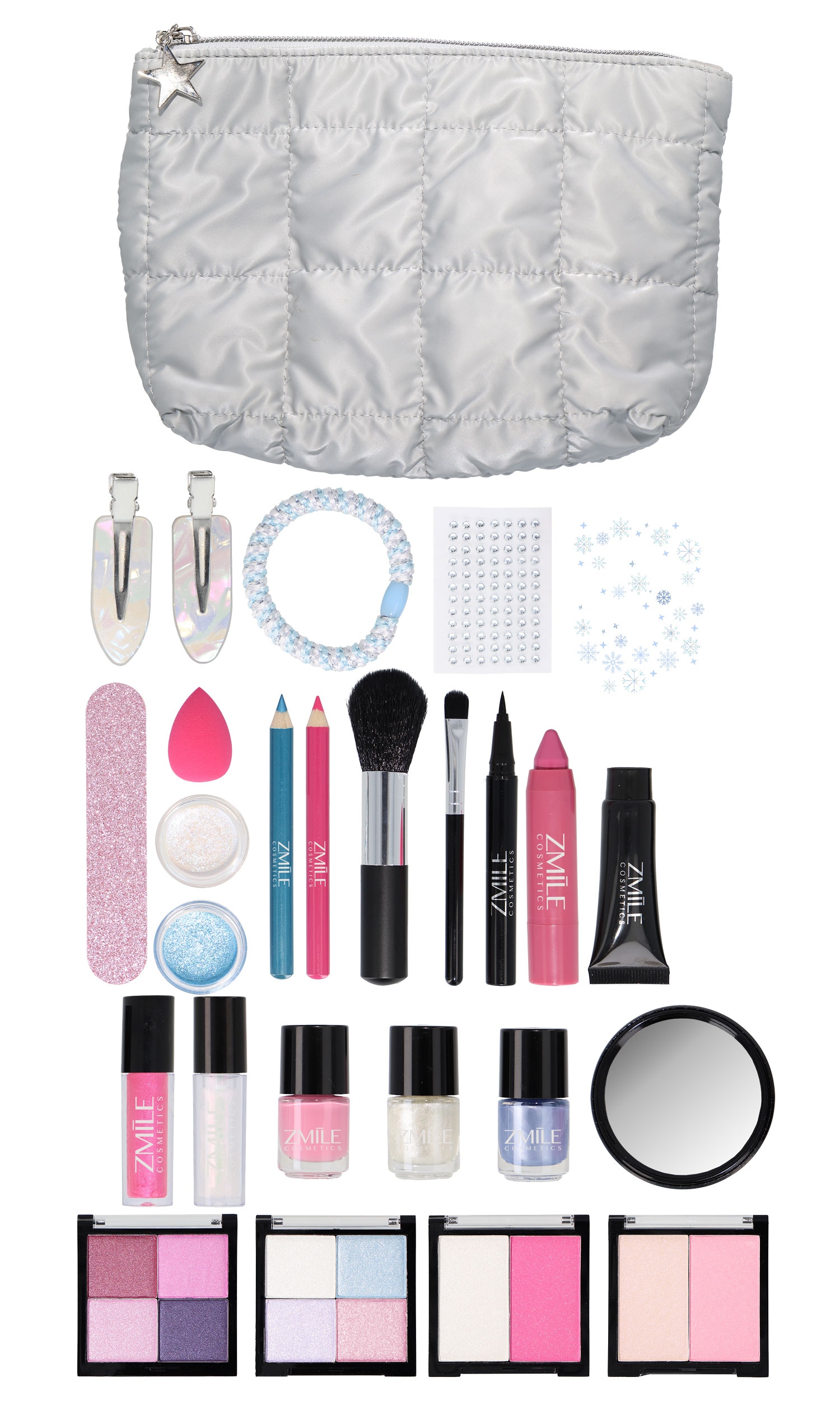 ZMILE COSMETICS Kosmetik-Adventskalender »ZMILE COSMETICS  Adventskalender Snow Flake Cube frosty white« ab 12 Jahren vegan