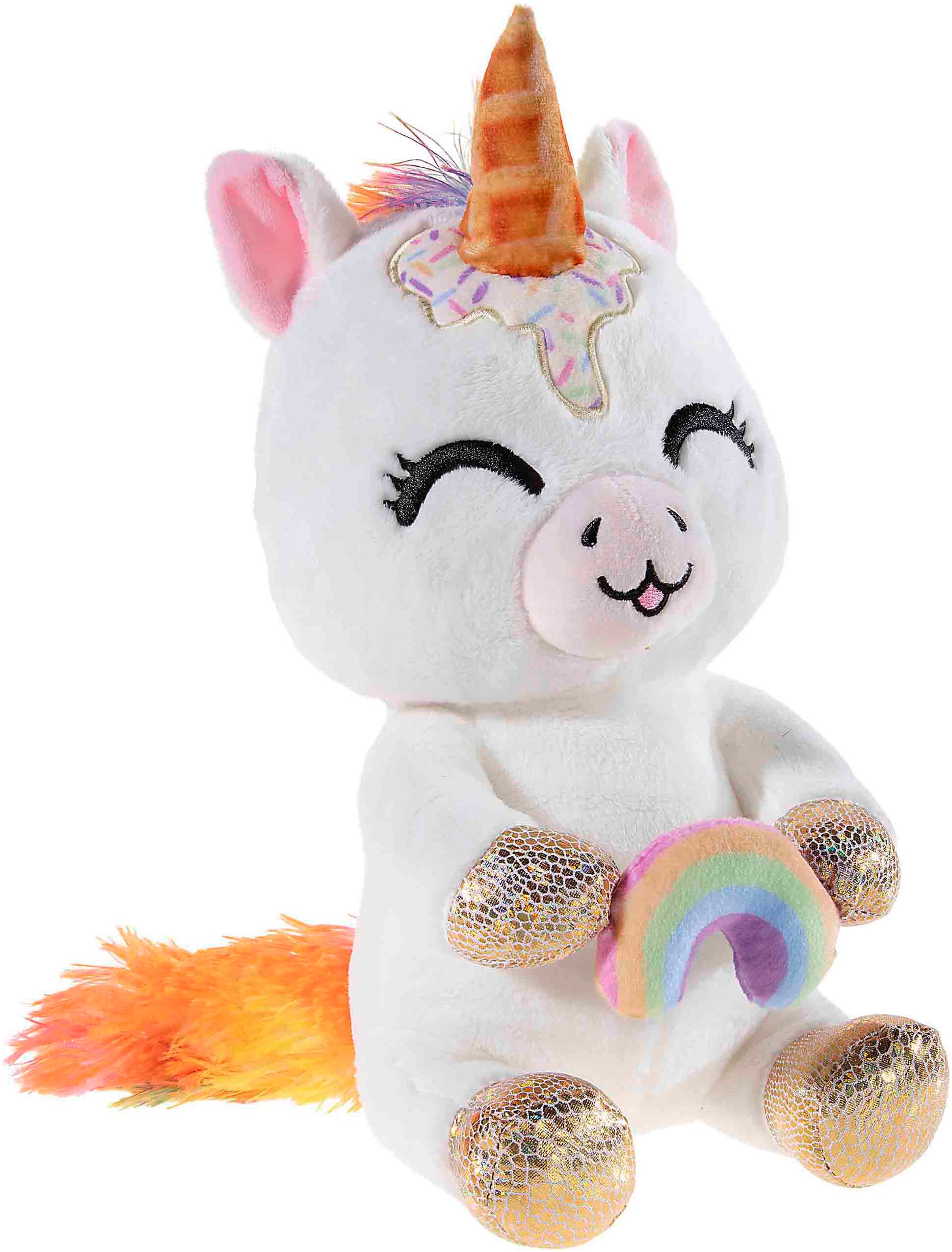 Heunec® Kuscheltier »Einhorn Ice Baby mit Regenbogen«