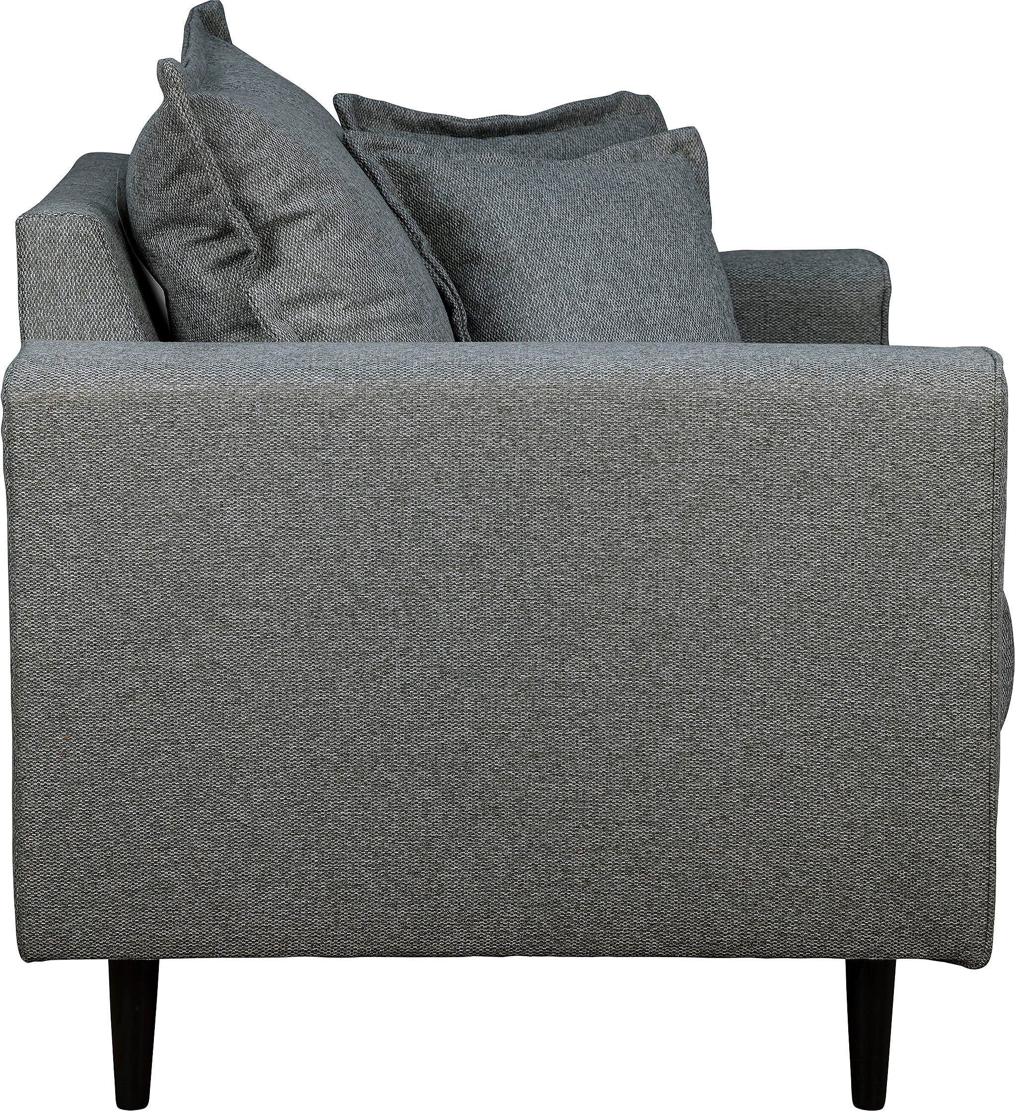 Home affaire Sessel »VEYRAS Loungesessel, Maße B/T/H: 95/84/76 cm«, mit Wellenunterfederung, incl. Kissen
