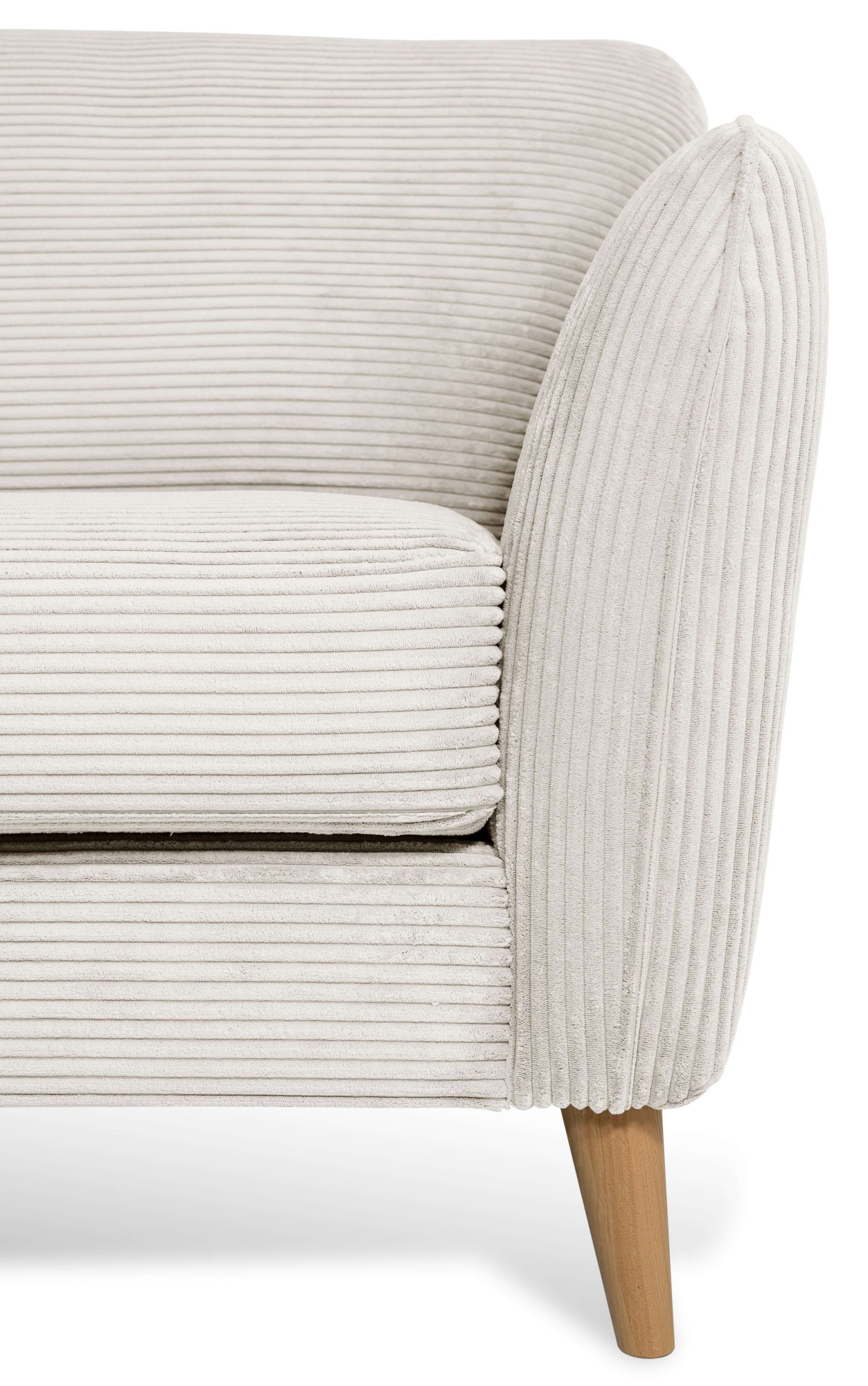 Home affaire Ecksofa »MARSEILLE 278/202 cm, L-Form, Ottom. rechts/links, verschiedene Bezüge«, Massivholzbeine Eiche, Landhausstil, Wellenunterfederung