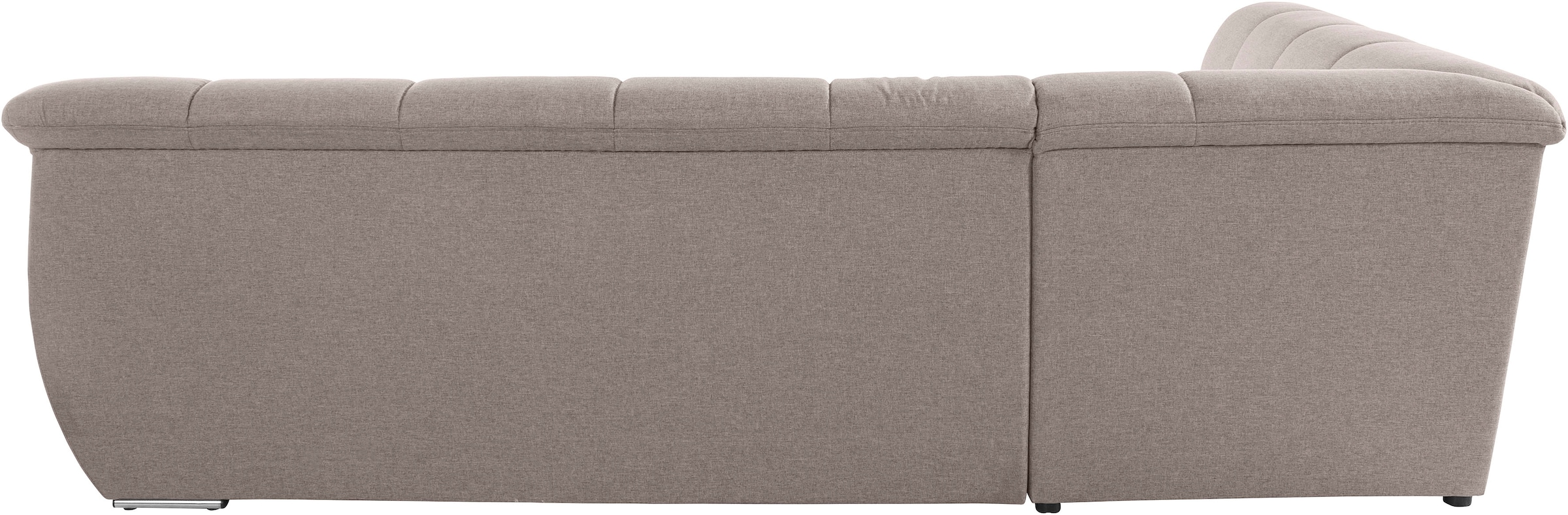 DOMO collection Ecksofa »Lagoa L-Form«, wahlweise mit Bettfunktion, frei im Raum stellbar, große Farbvielfalt