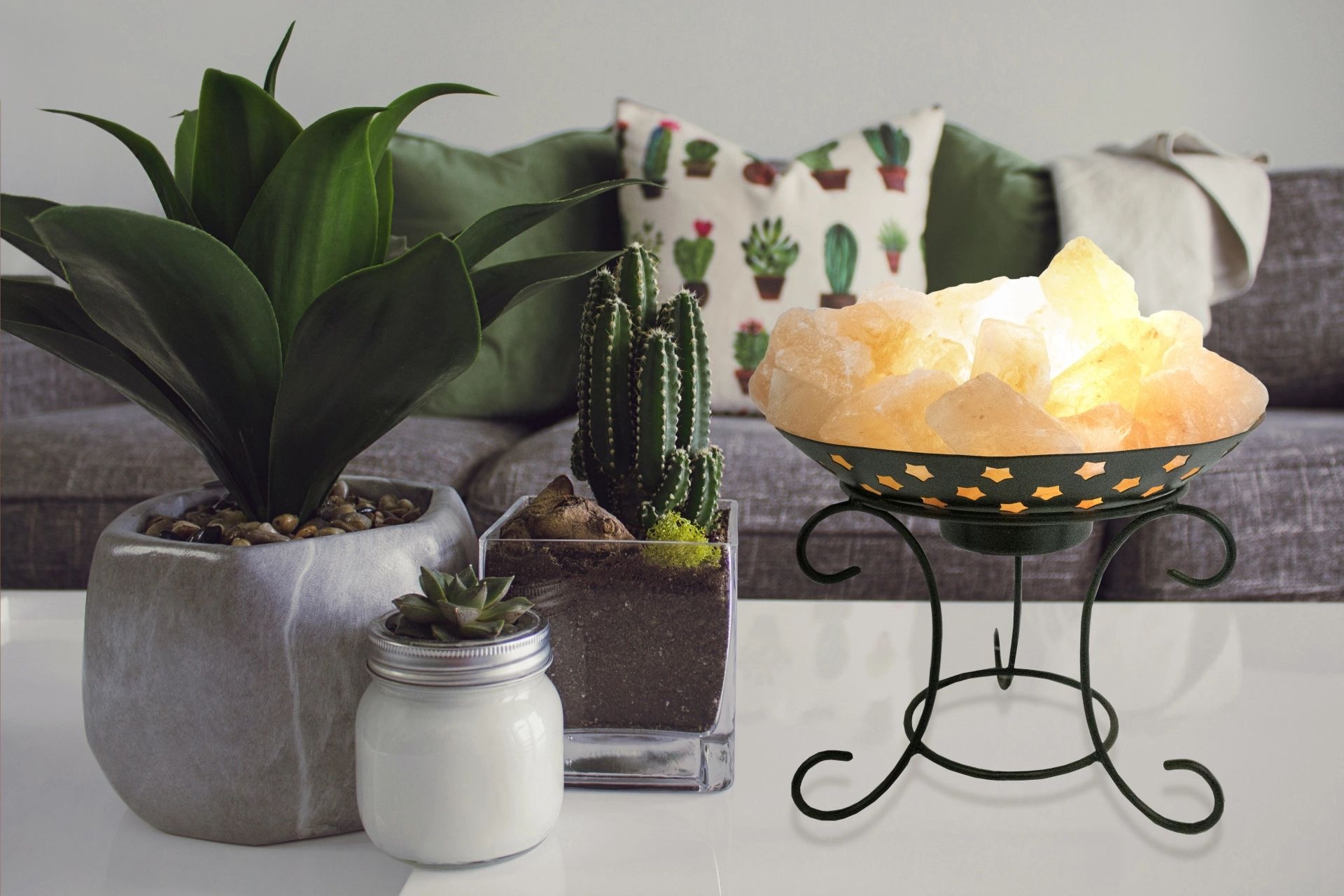 GLOBO LIGHTING LED Tischleuchte »STONE«, 1 flammig, Leuchtmittel E14   ohne günstig online kaufen