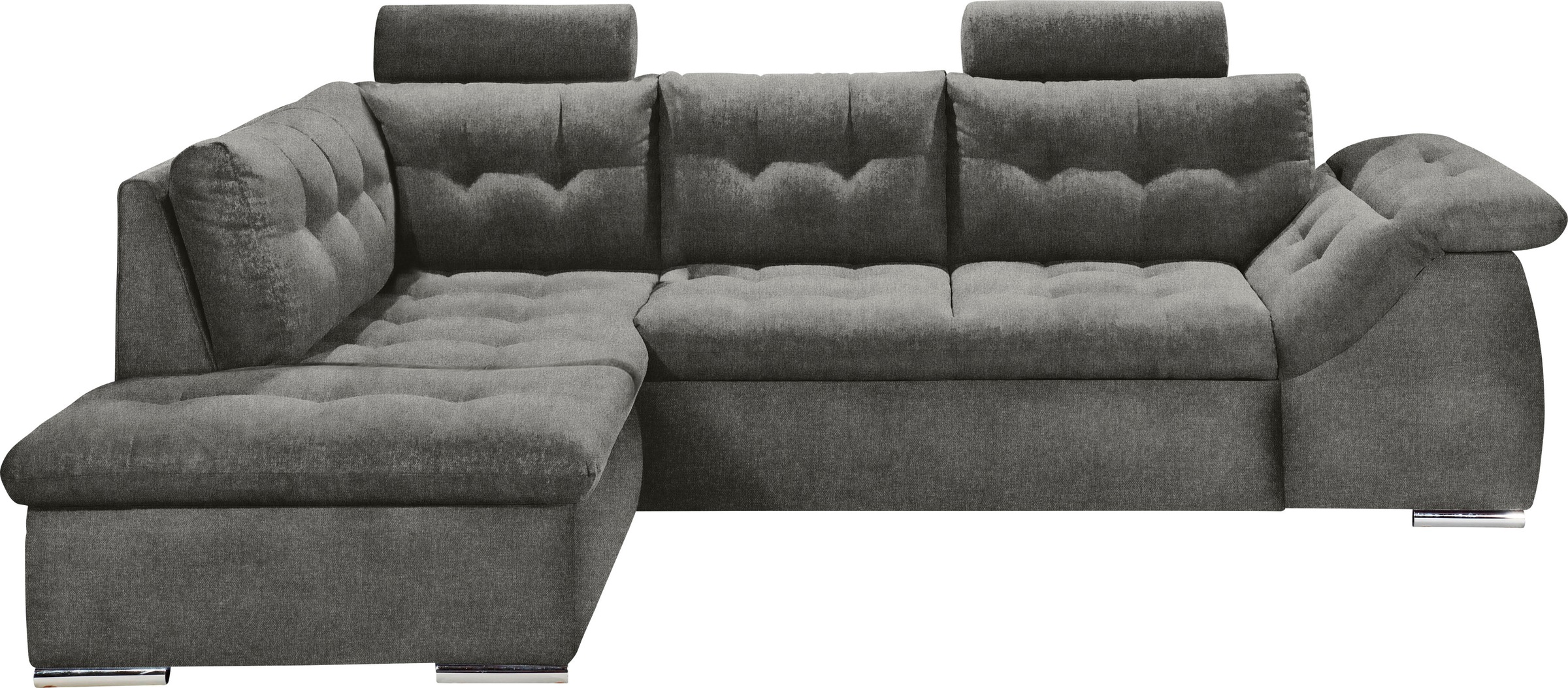 ED EXCITING DESIGN Ecksofa »Oman L-Form« mit Bettfunktion, Bettkasten, Armt günstig online kaufen