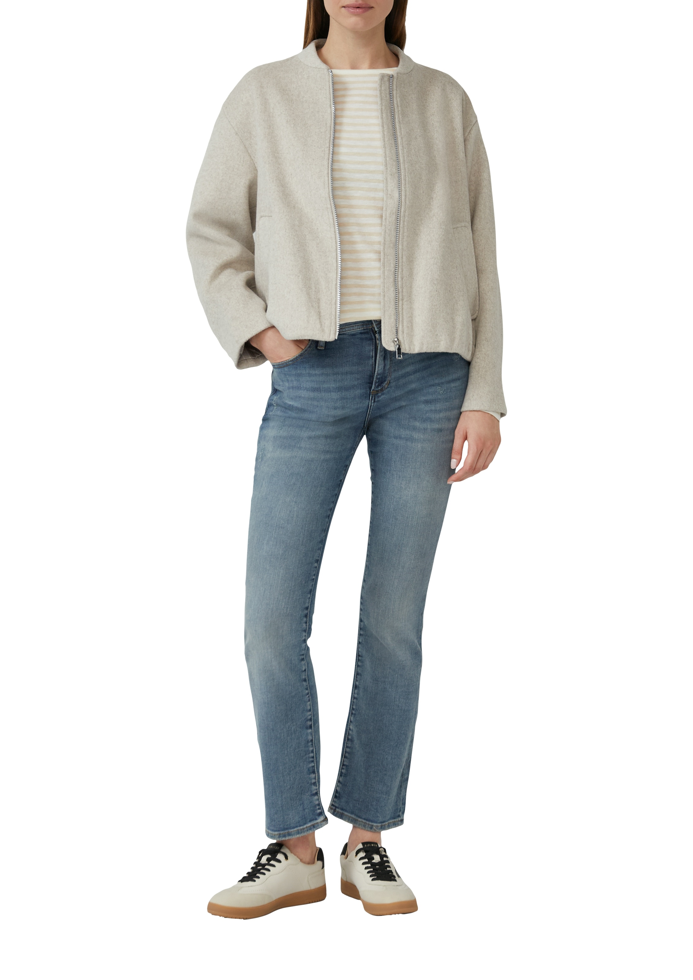 s.Oliver Langarmshirt, mit Streifen Muster