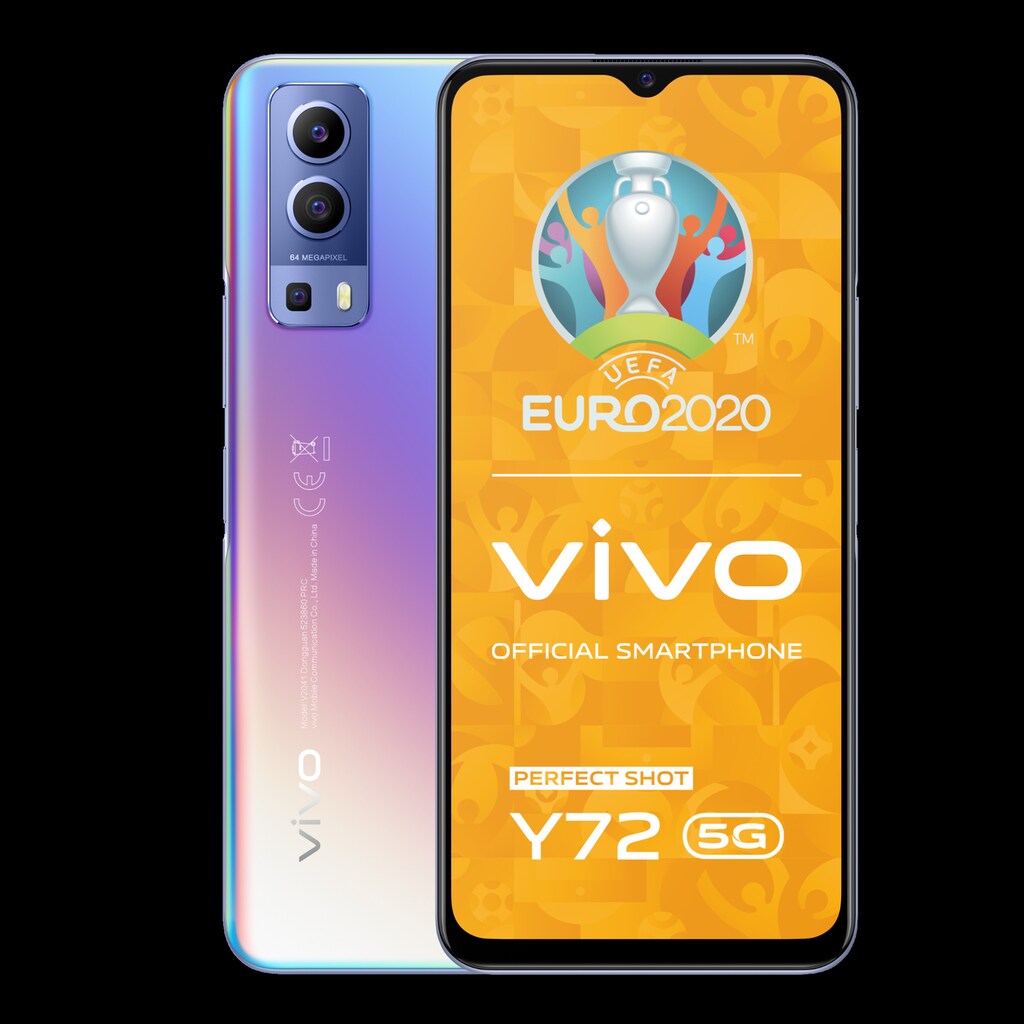 Vivo Smartphone »Y72 5G«, (16,7 cm/6,58 Zoll, 128 GB Speicherplatz, 64 MP Kamera)