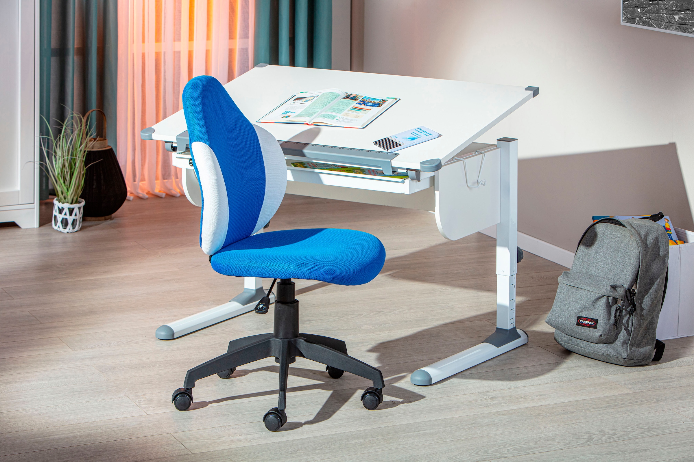Inter Link Bürostuhl »Jessi, Kinderdrehstuhl, ergonomisch, höhenverstellbar, Drehstuhl« () für Kinder und Jugendliche