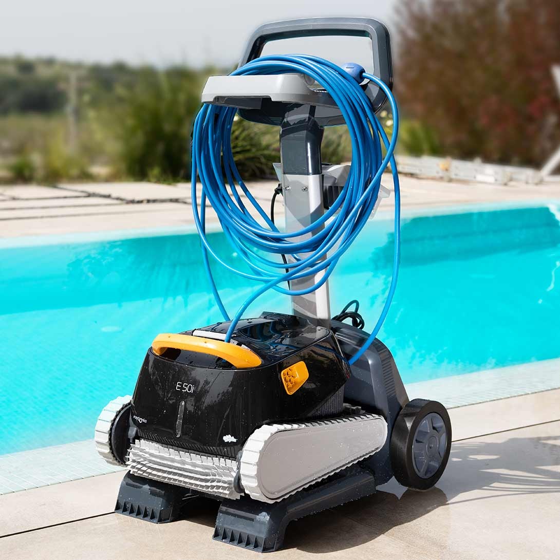 maytronics Poolroboter »Dolphin E50i«, (Set), für Boden-/ Wand-/ Wasserlinienreinigung