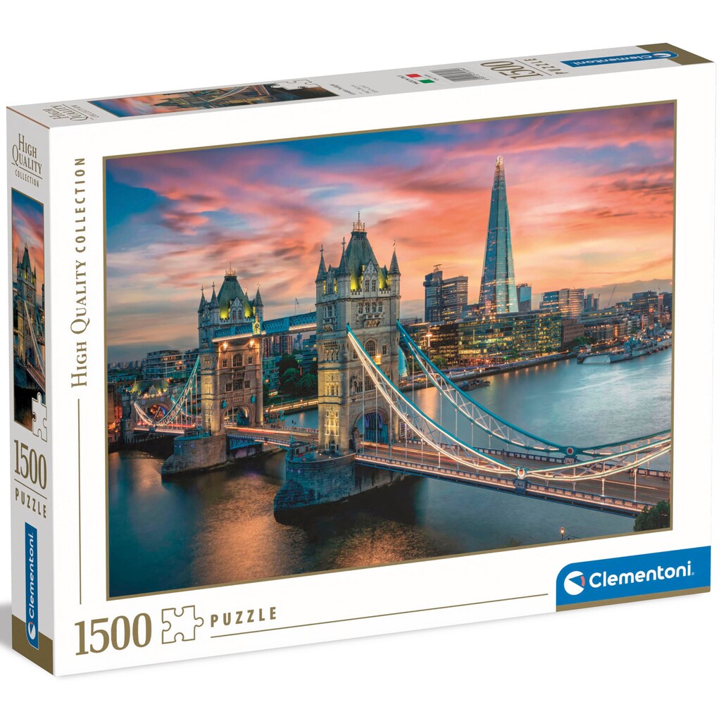 Clementoni® Puzzle »High Quality Collection, London im Zwielicht«