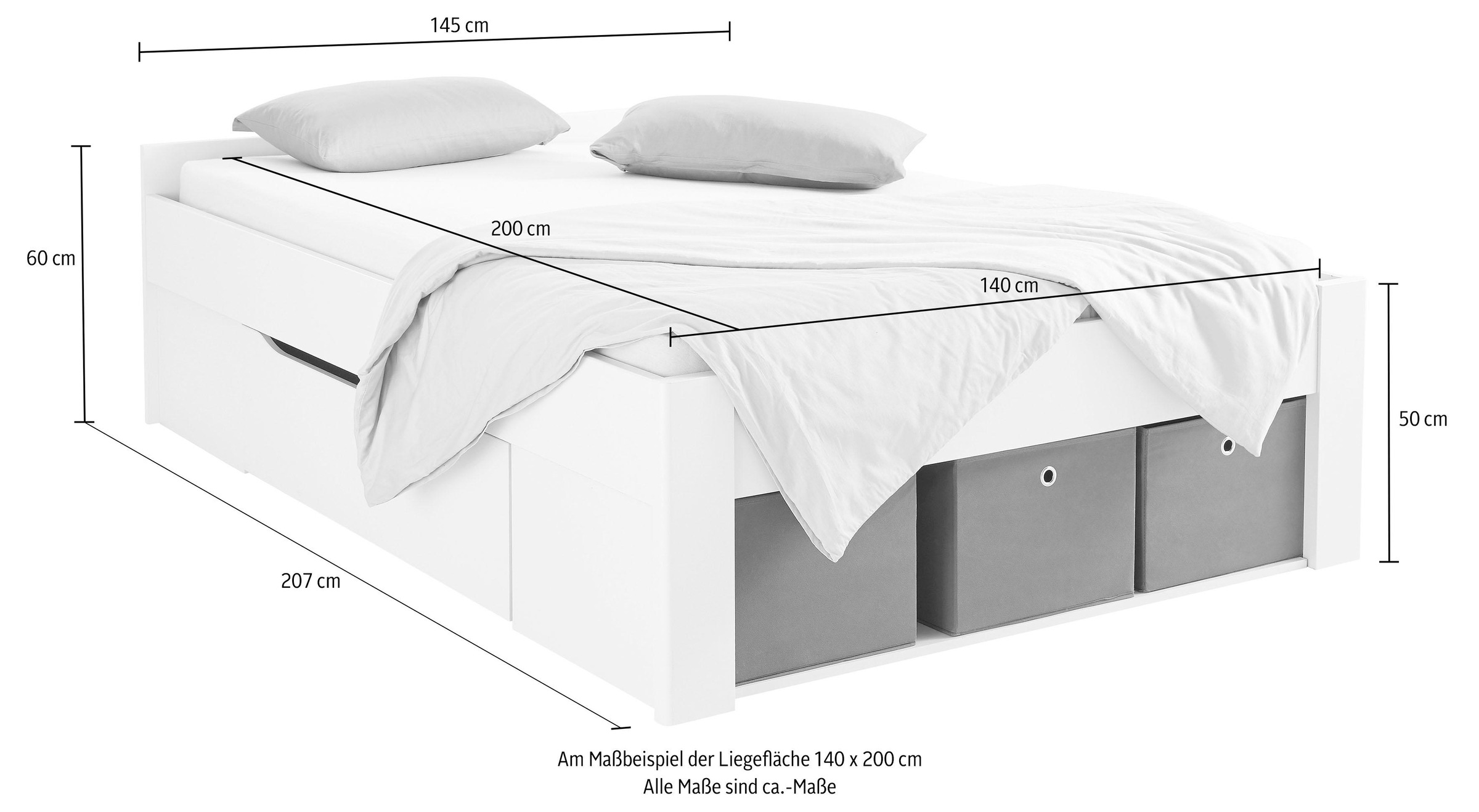 rauch Bett »Scala«, mit Schubkästen in 3 Varianten