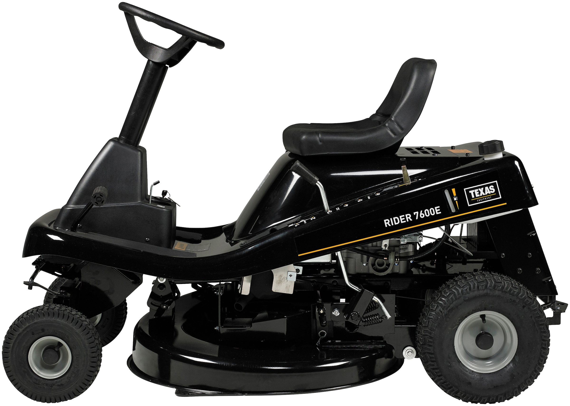 Texas Rasentraktor »Rider 7600E 2in1«, 140 x 77 x 92 cm