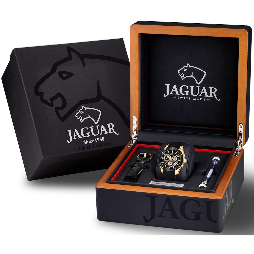 Jaguar Schweizer Uhr »Special Edition, J691/2«, (Set, 3 tlg., mit zusätzlichem Wechselband und Werkzeug)