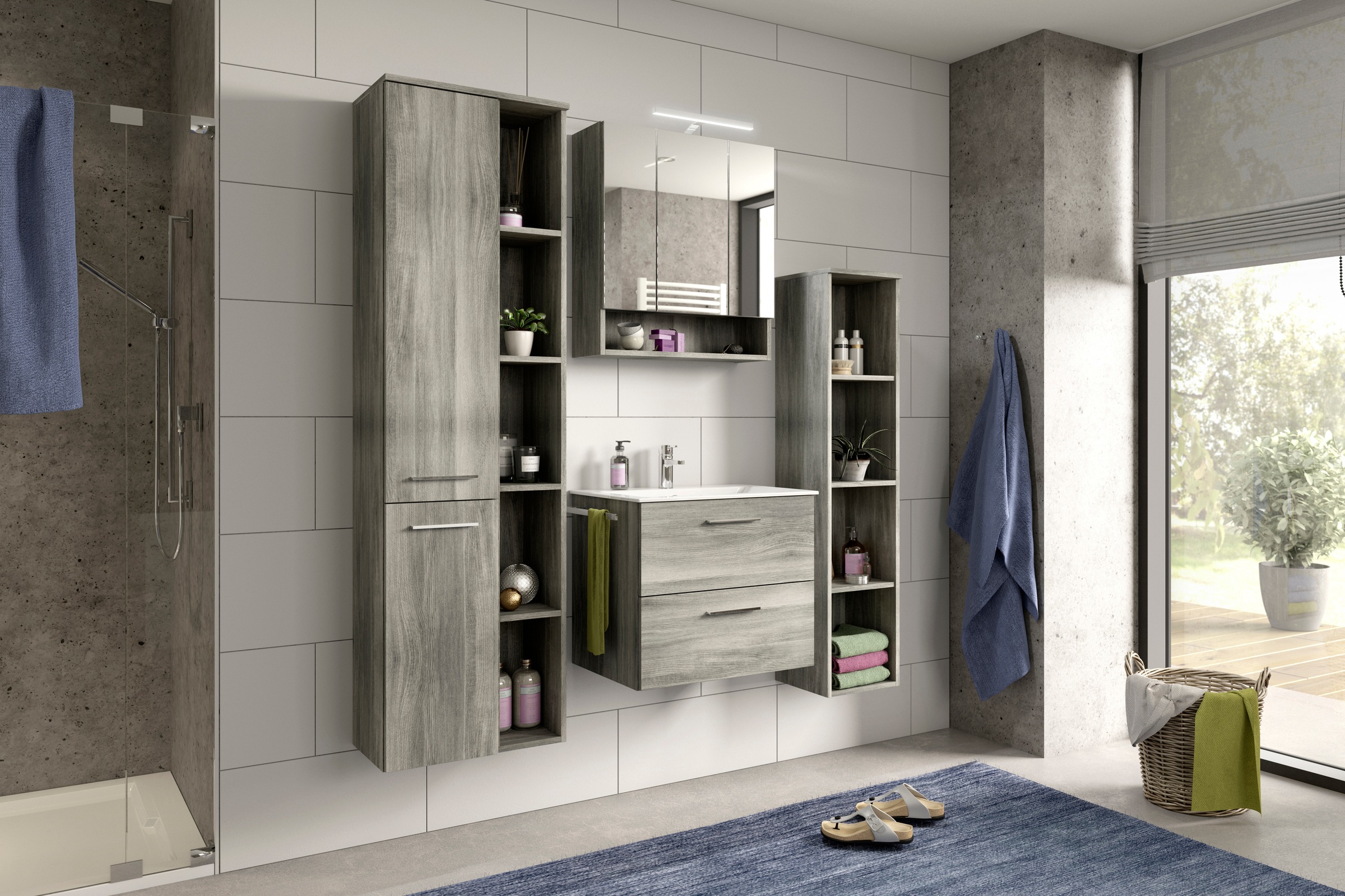 INOSIGN Hängeregal »Lecce«, Badmöbel, Regal, Schrank günstig online kaufen