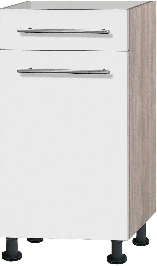 OPTIFIT Unterschrank »Bern«, 40 cm bestellen und Schubkasten, Rechnung auf Tür mit Füßen breit, mit höhenverstellbaren