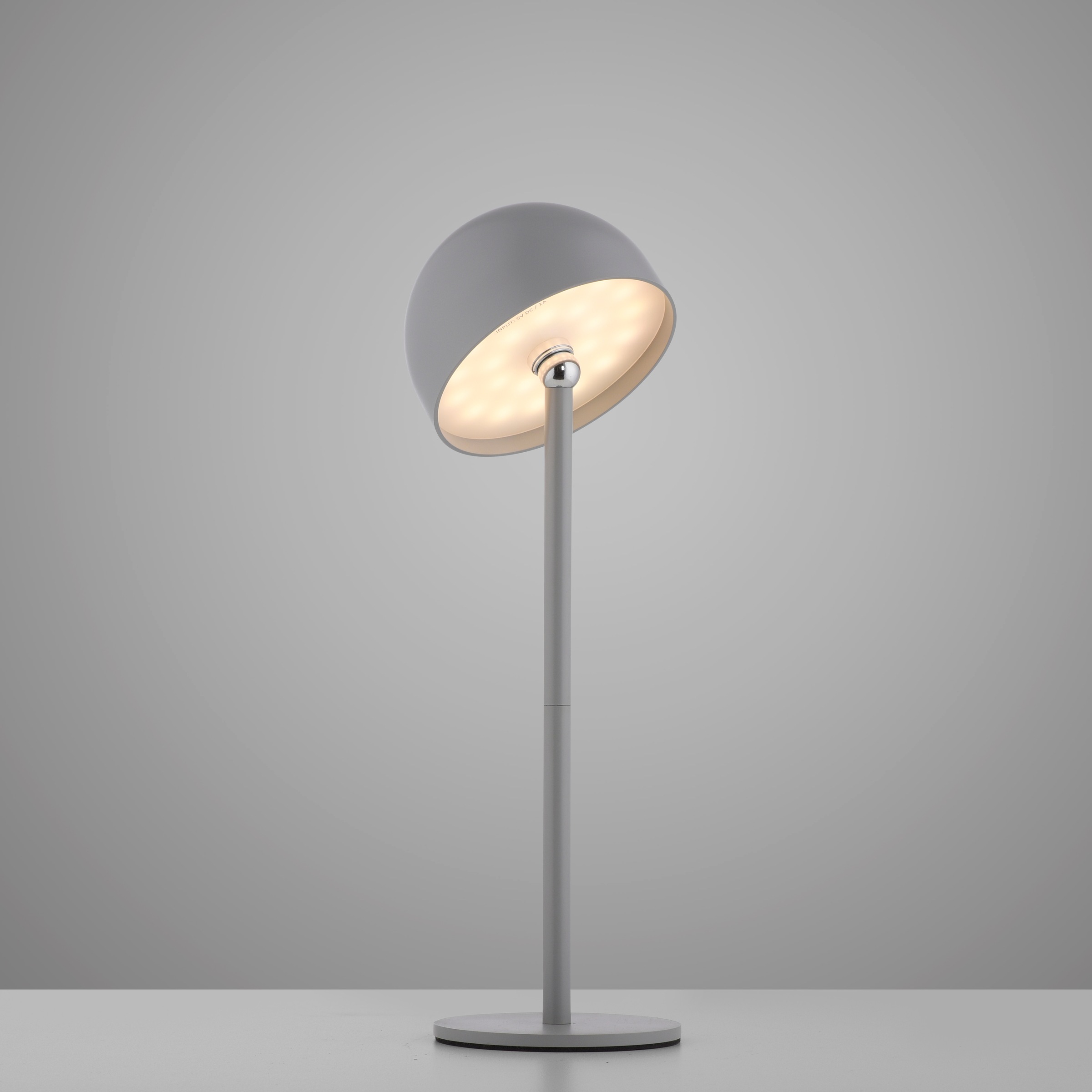 my home Tischleuchte »Akku Tischleuchte Hesper Indoor Outdoor, magnetischer Flaschenaufsatz«, 1 flammig, Leuchtmittel LED-Board | LED fest integriert, Pilzlampe Flaschenaufsatz, Regulierung der Lichtstärke, Pilz, Lampe