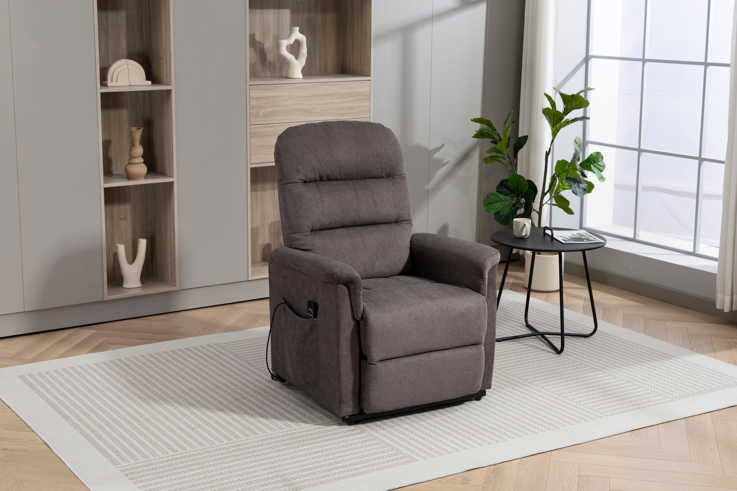 Duo Collection TV-Sessel »Whitehorse XXL bis 150 kg belastbar, mit elektrischer Aufstehhilfe« Relaxfunktion und Taschenfederkern mit Stahlwellenunterfederung