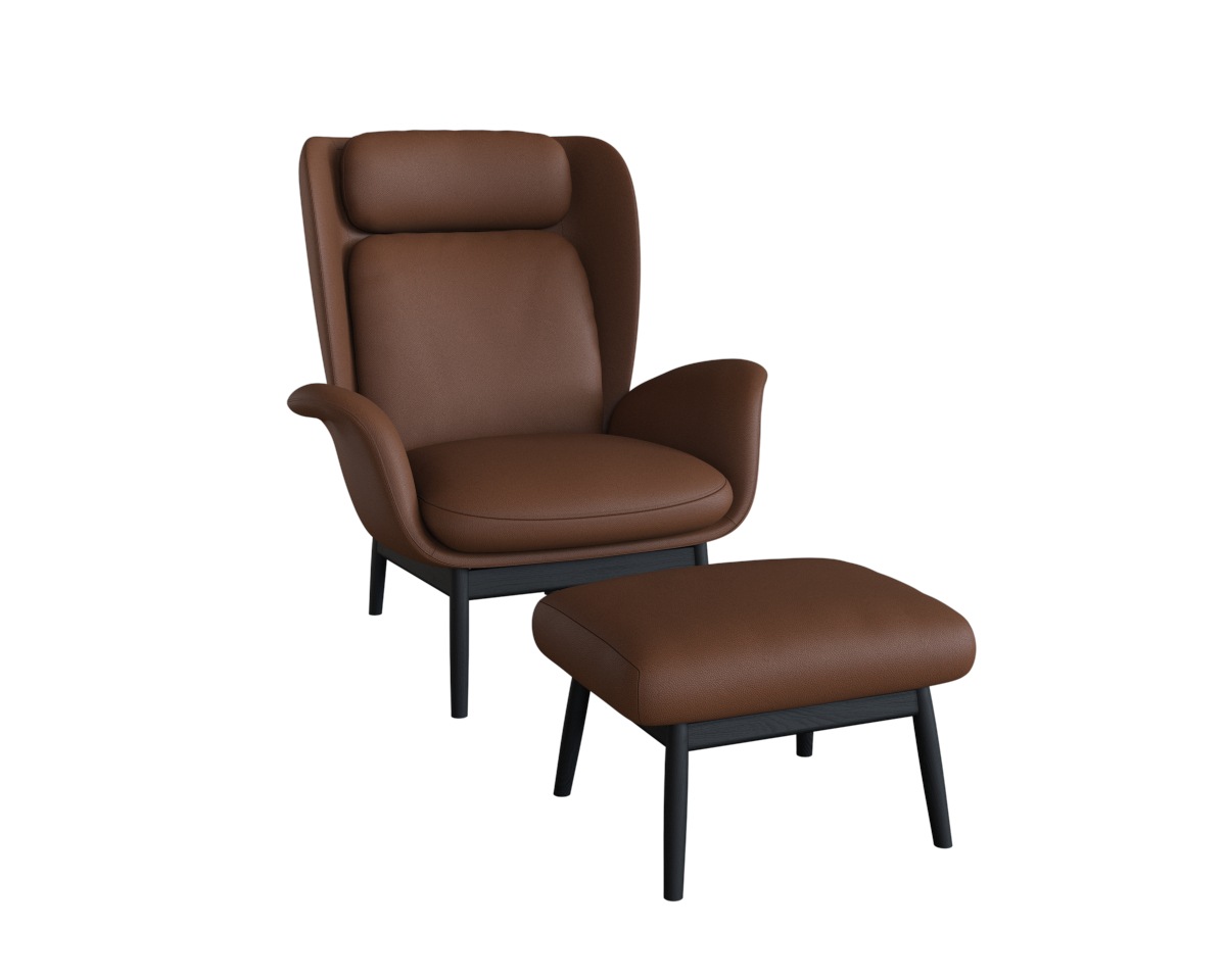 FLEXLUX Ohrensessel »Padova Scandic Design Sessel, erstklassiger Sitz- und günstig online kaufen