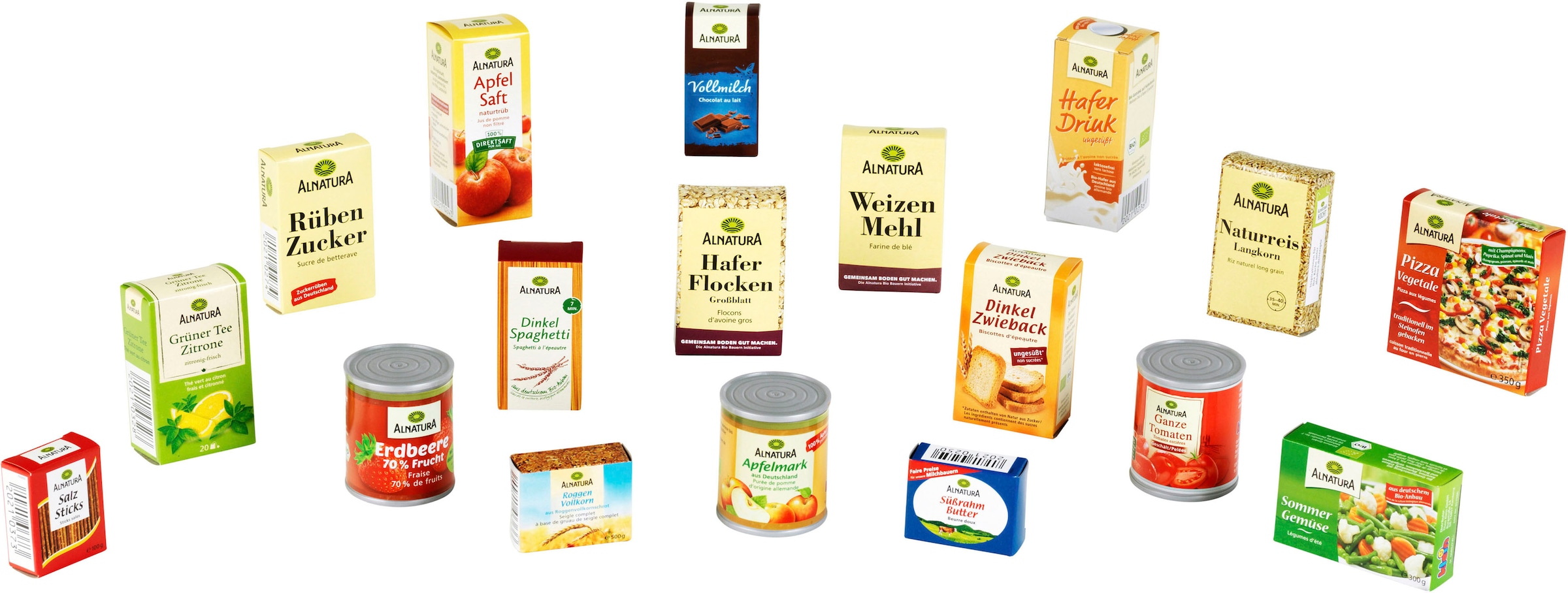 Klein Kaufladensortiment »Alnatura Einkaufskorb, gefüllt«, Made in Germany
