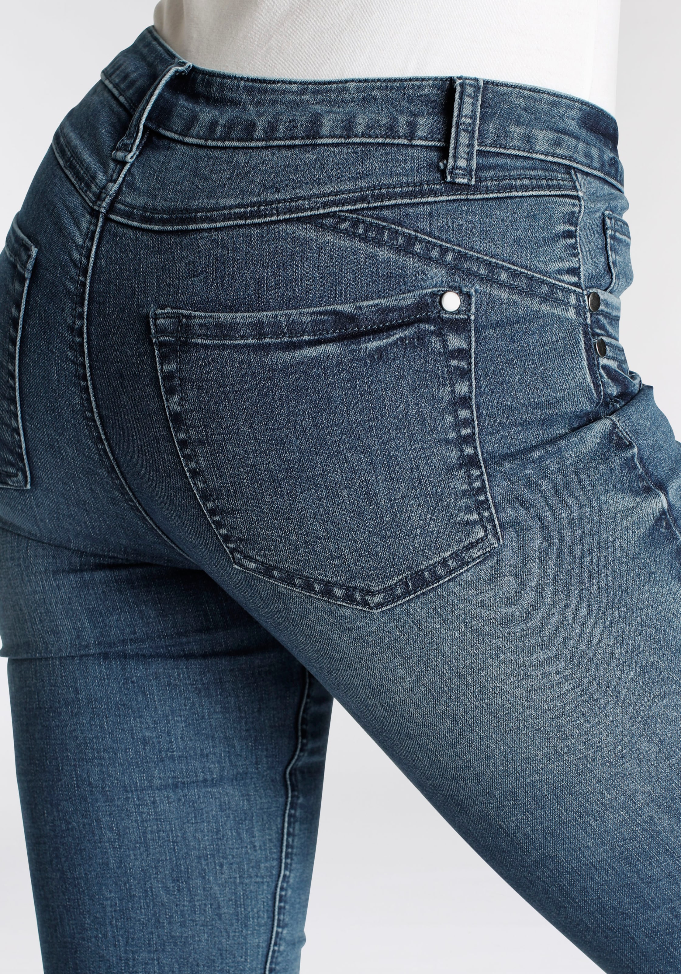 Arizona Skinny-fit-Jeans, online bestellen Leibhöhe Normale