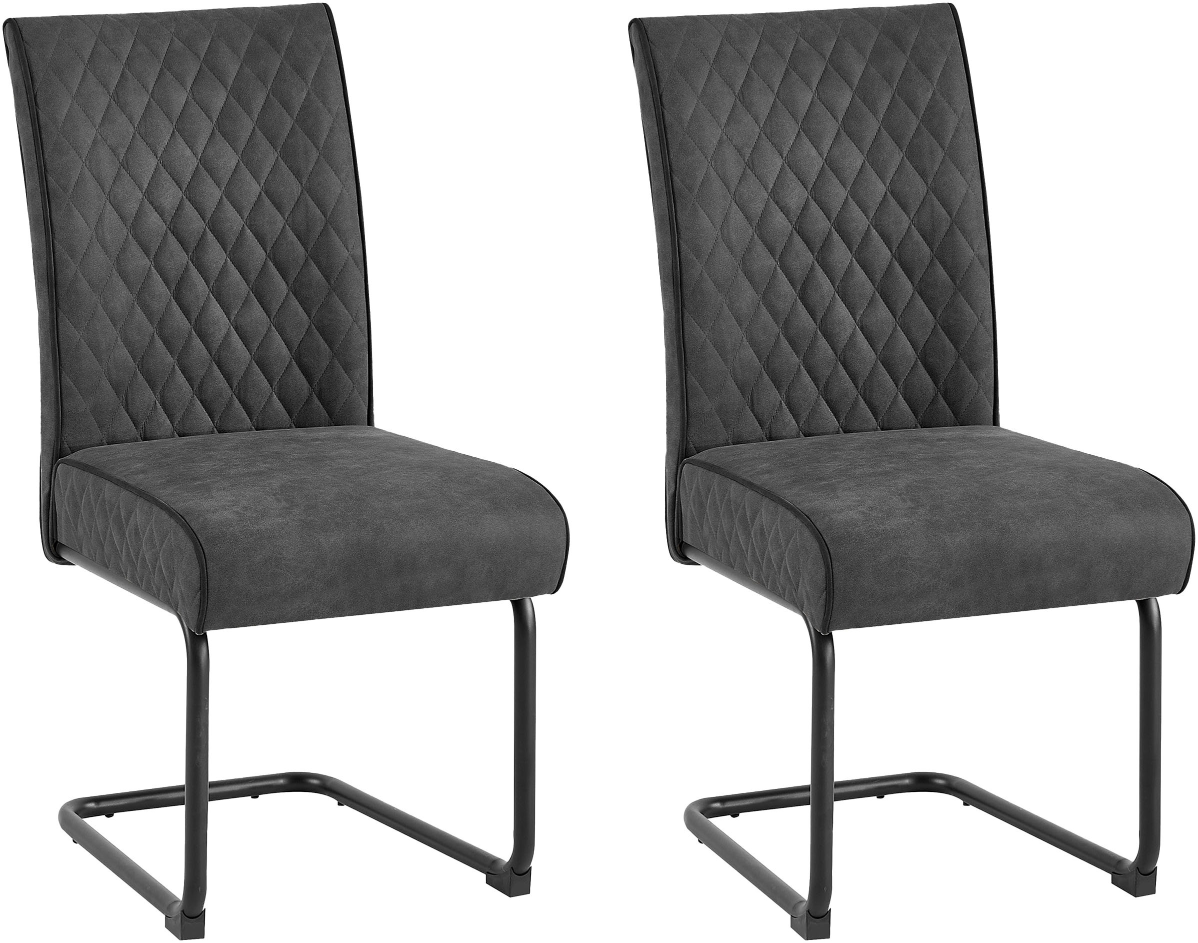 byLIVING Freischwinger »Maria-XXL 2er-Set«, (Set), 2 St., Microfaser VINTAG günstig online kaufen