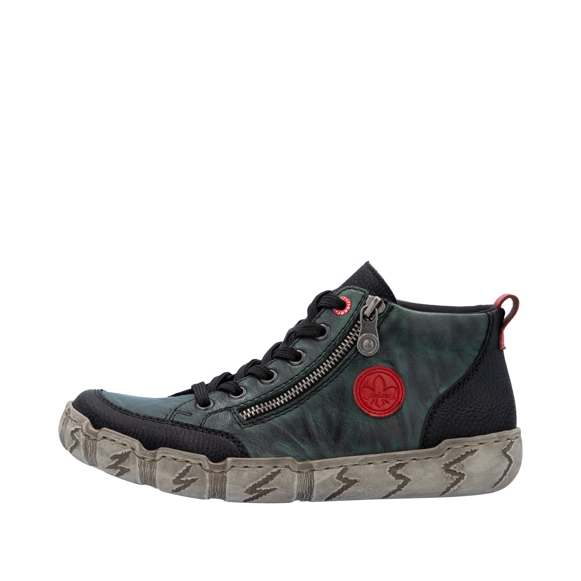 Rieker Schnürboots, Sneakerboots, Schnürboots, Stiefelette mit weicher Innensohle